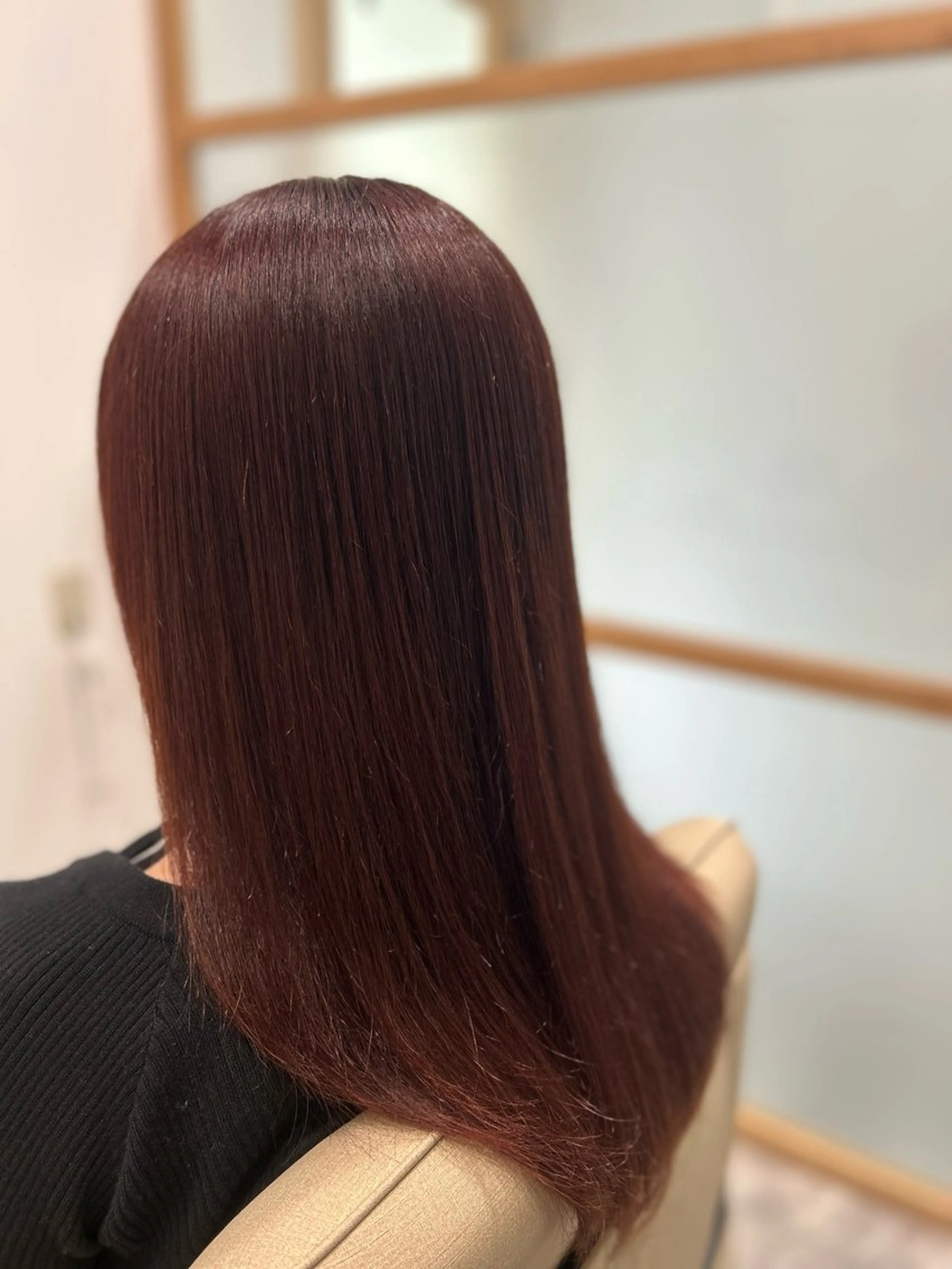 ロング カラー トリートメント 酸熱トリートメント カット ヘアカラー トリートメント aster/ボブ/ 髪質改善/岡田 愛理のヘアスタイル