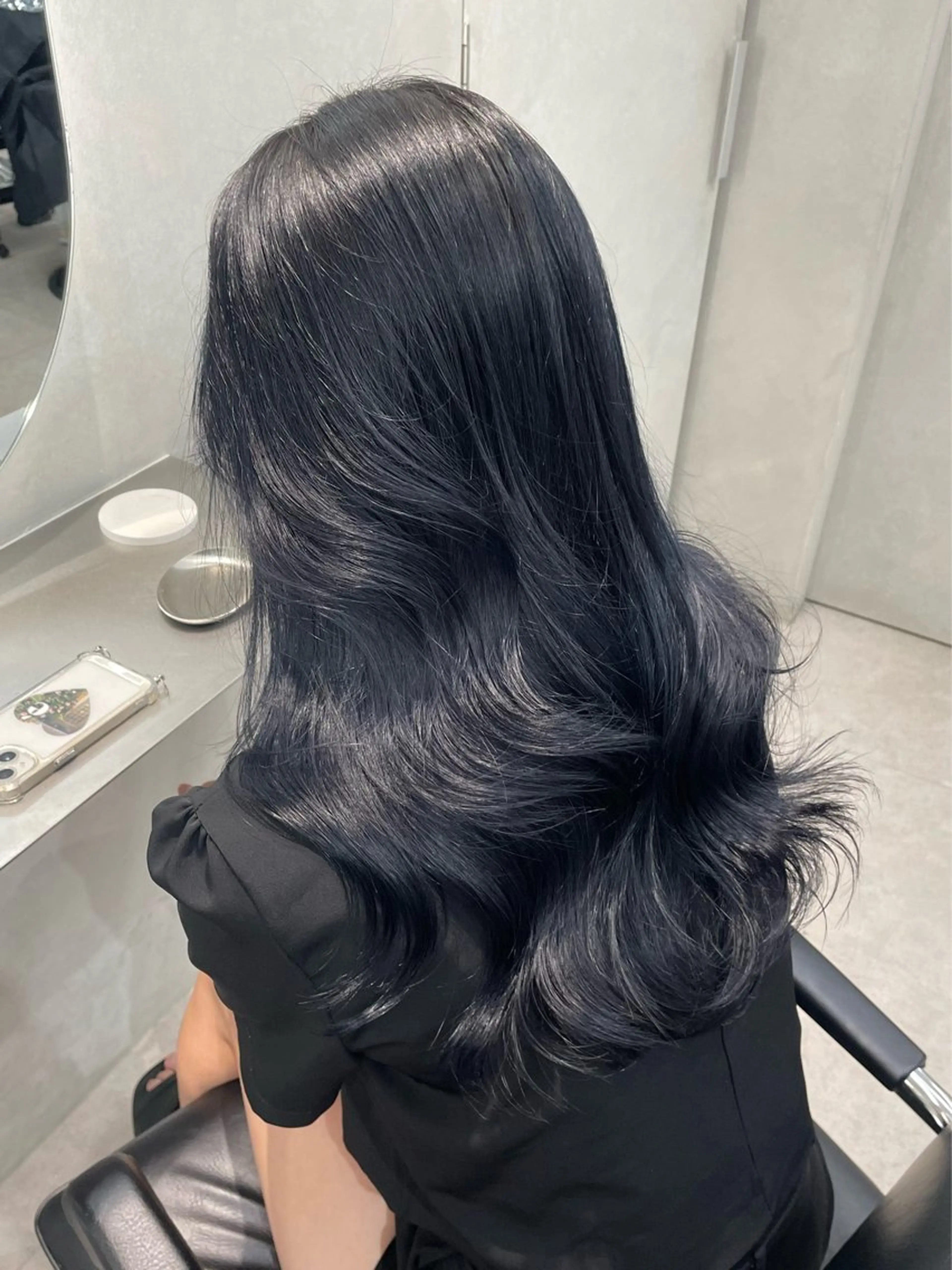 セミロング カラー アッシュ アッシュブラウン ベージュカラー ブラウンカラー 透明感カラー ヘアカラー 表参道/透明感 グレージュ/ブラウンのヘアスタイル