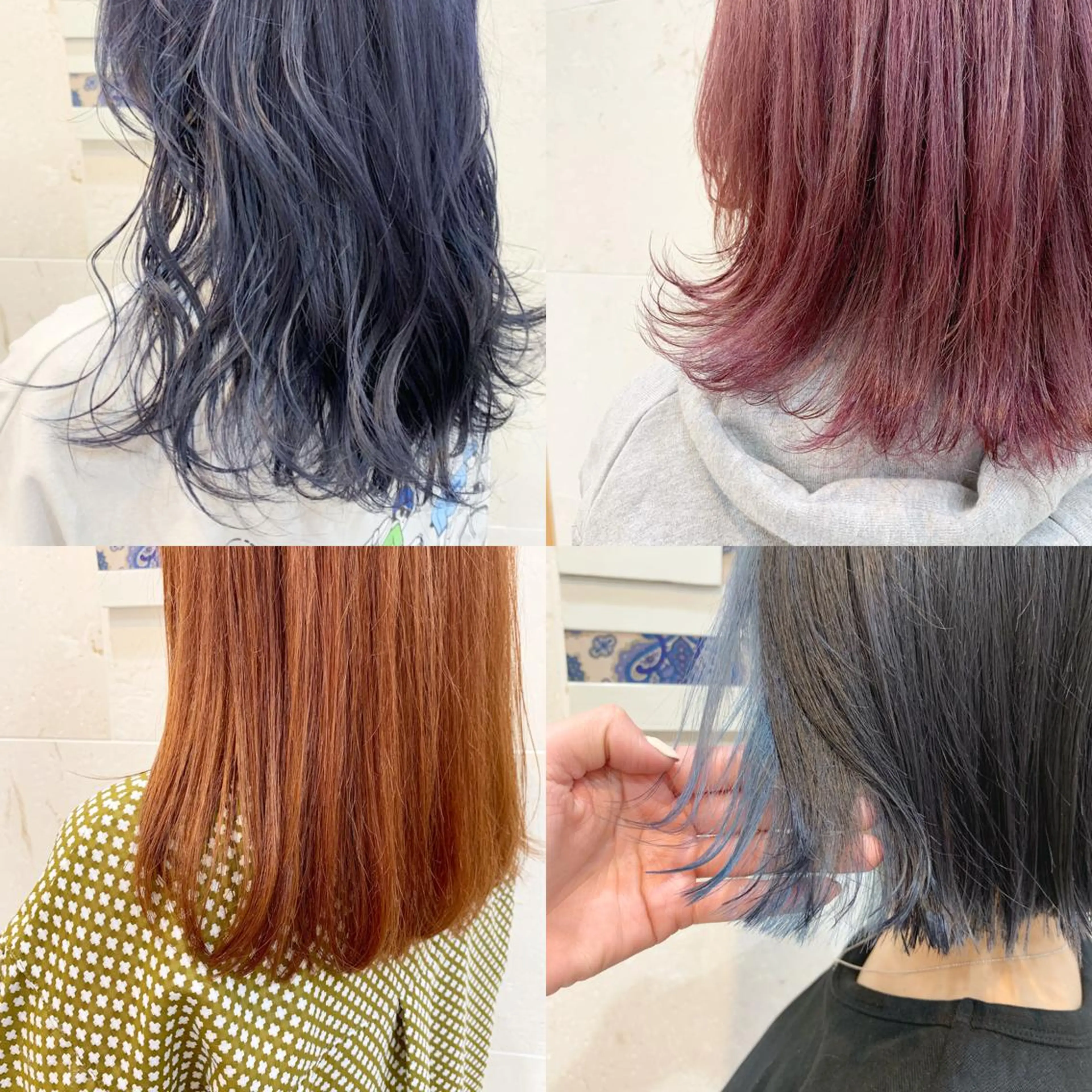 🍒似合わせカット+透明感抜群ケアブリーチダブルカラー+2stepトリートメントの写真