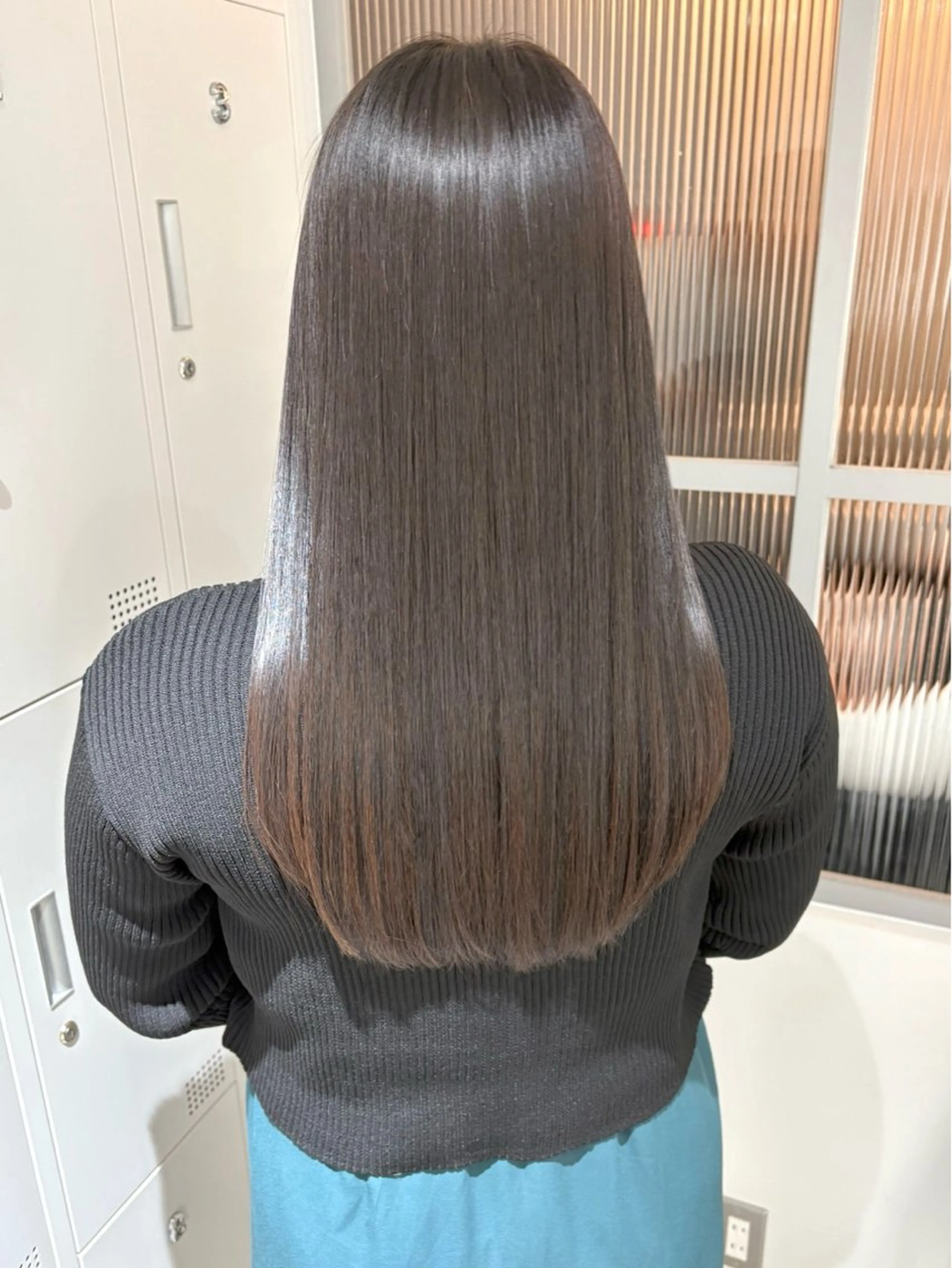 ロング ヘアカラー トリートメント 銀座No.1髪質改善 縮毛矯正/本木のヘアスタイル