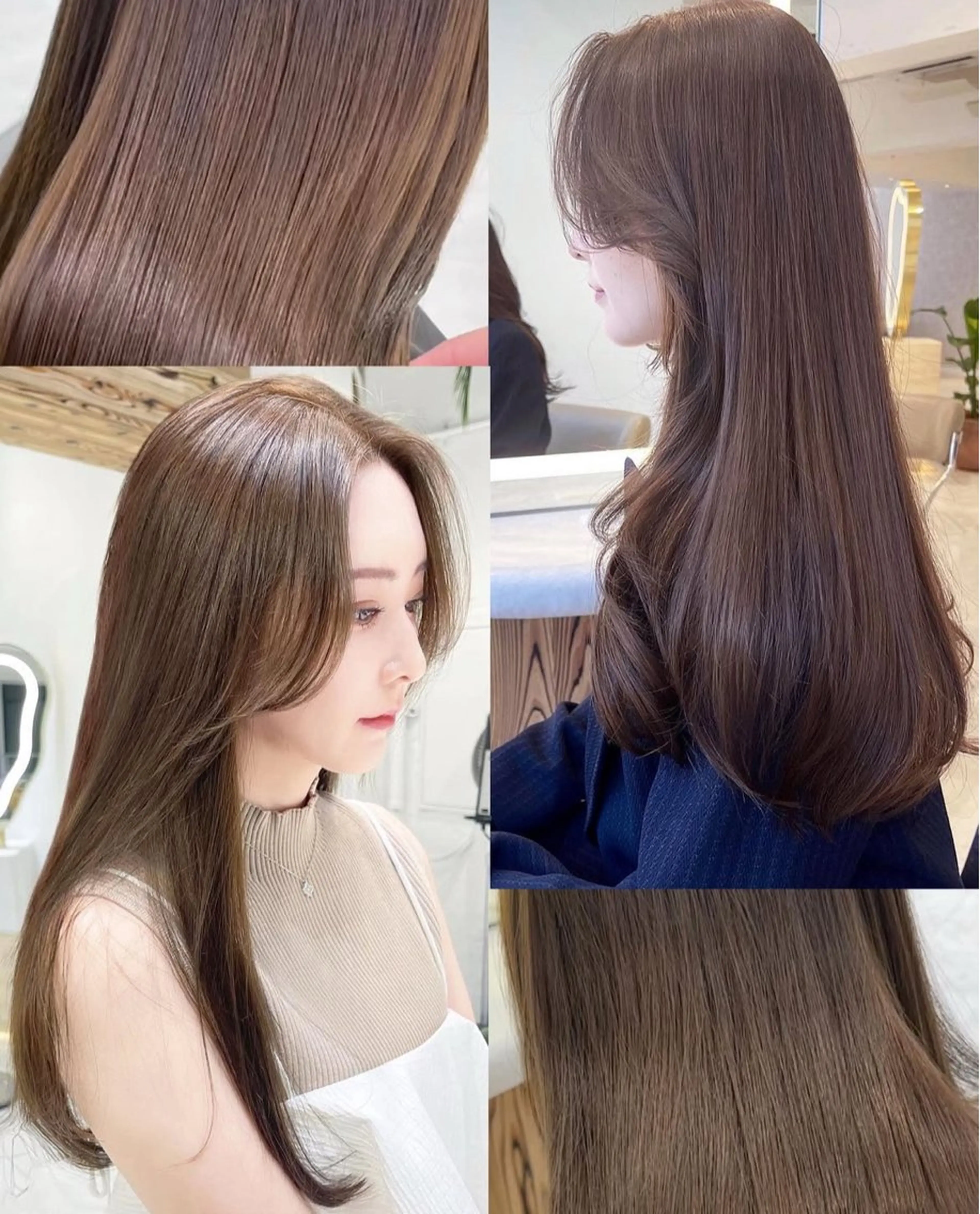 【❄️透明感たっぷり❄️】イルミナカラー＆高保湿TOKIOトリートメント🫧#韓国ヘアの写真