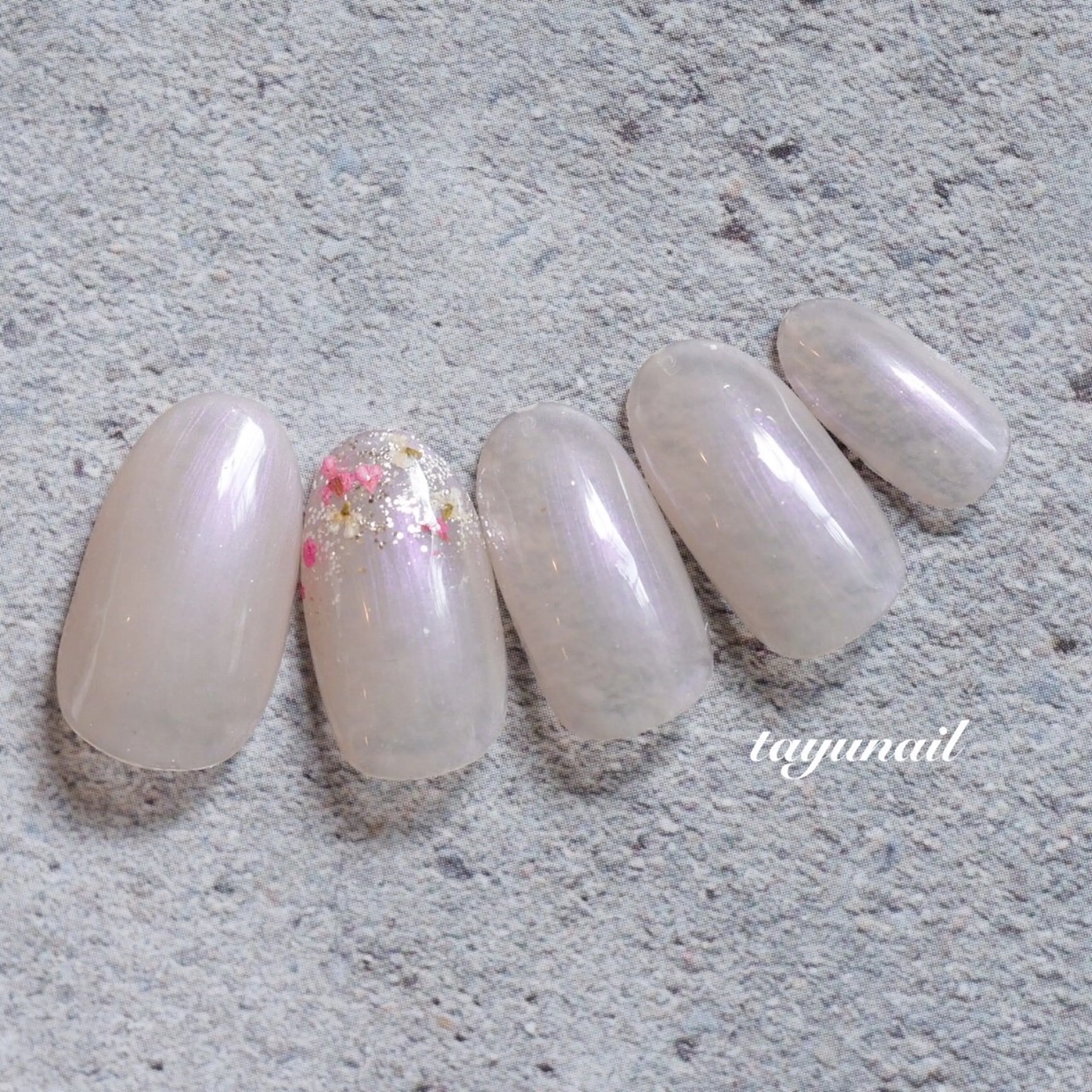 ネイル アートネイル ジェルネイル パラジェル シンプルネイル ハンドネイル ネイルサロン 【たゆnail】のネイルデザイン