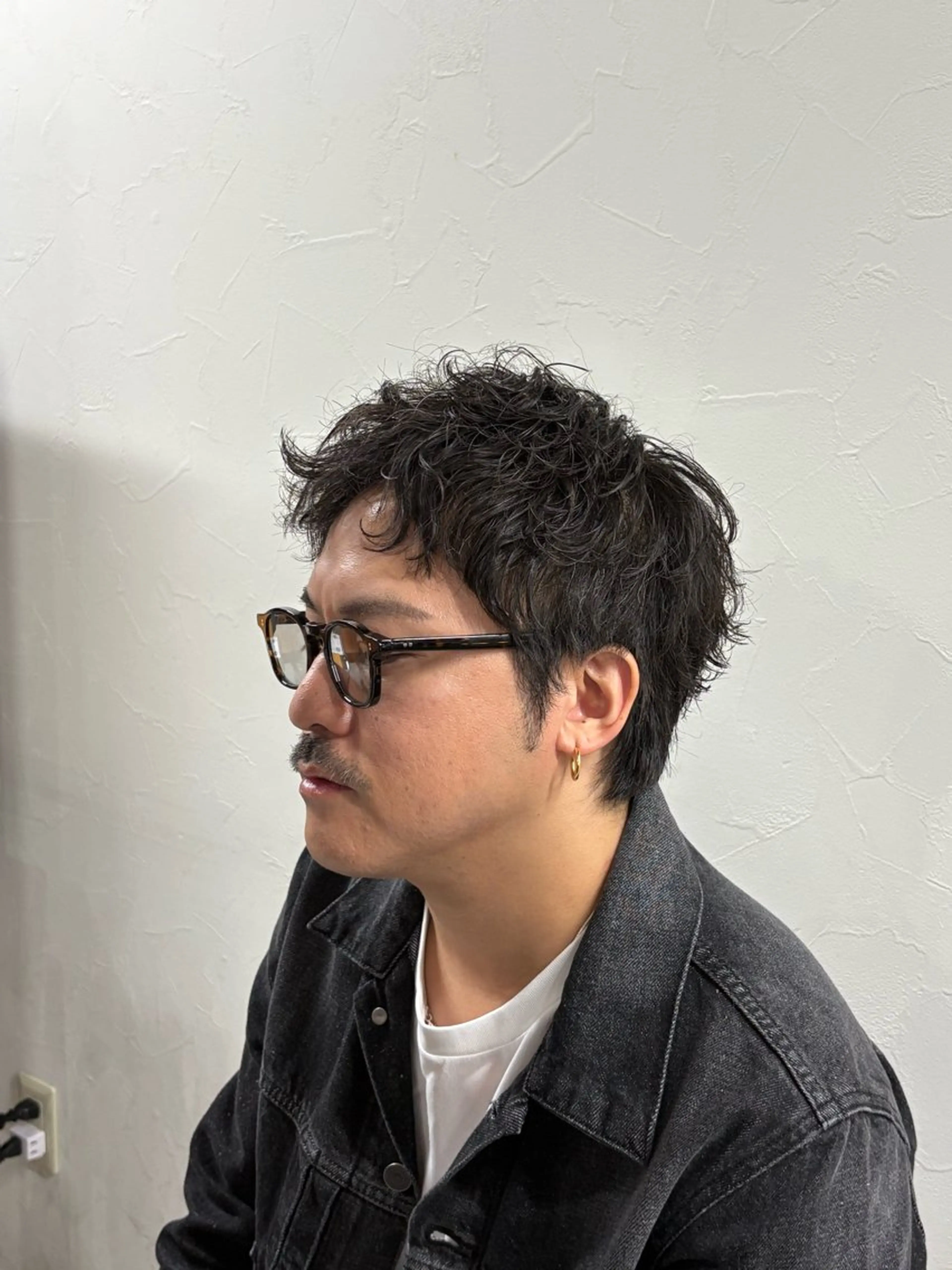 パーマ メンズ メンズパーマ メンズショート メンズパーマ特化 園田　楓莉のヘアスタイル