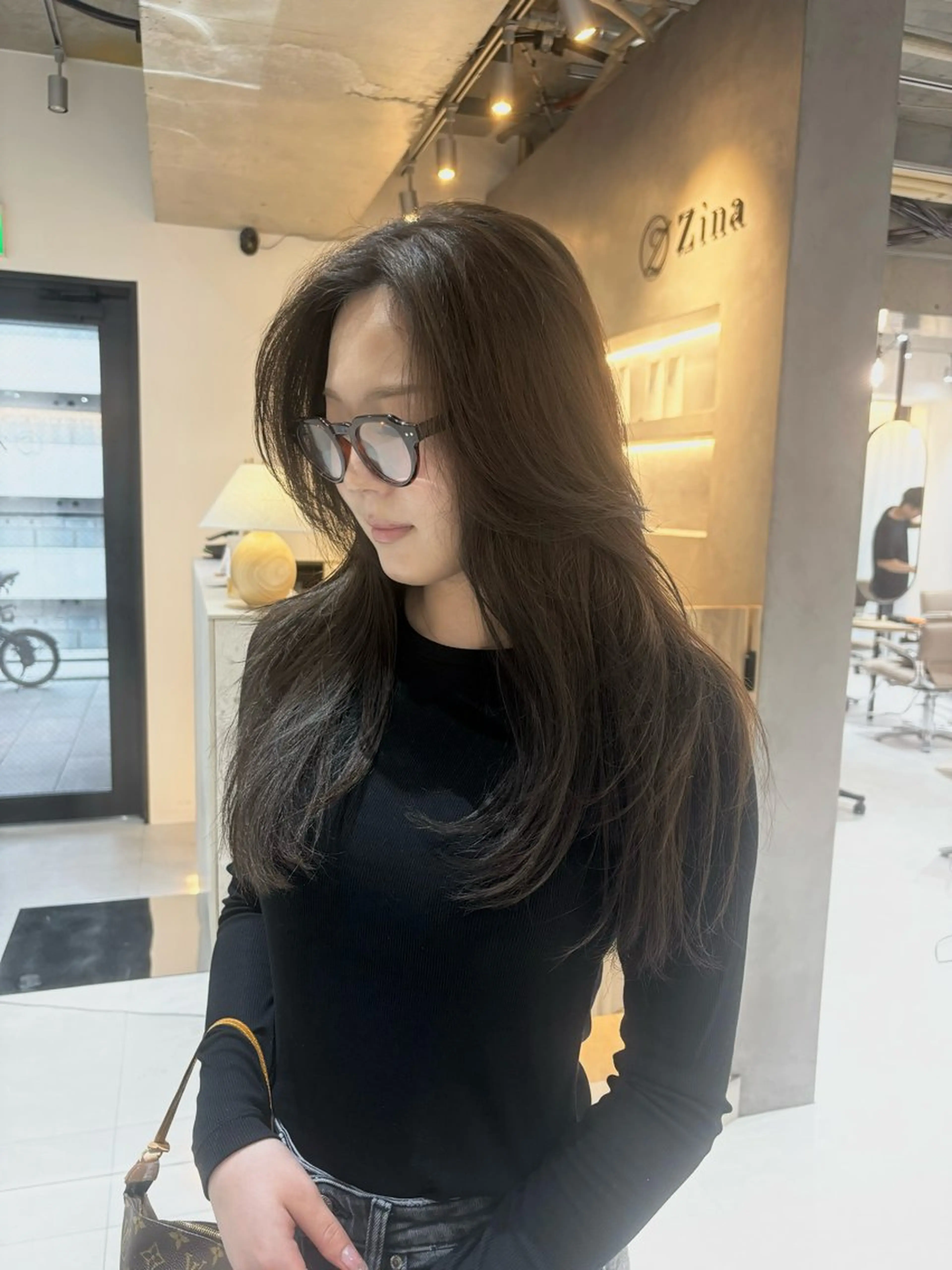 カット＋髪質改善inケアカラー＋3STEPトリートメントの写真