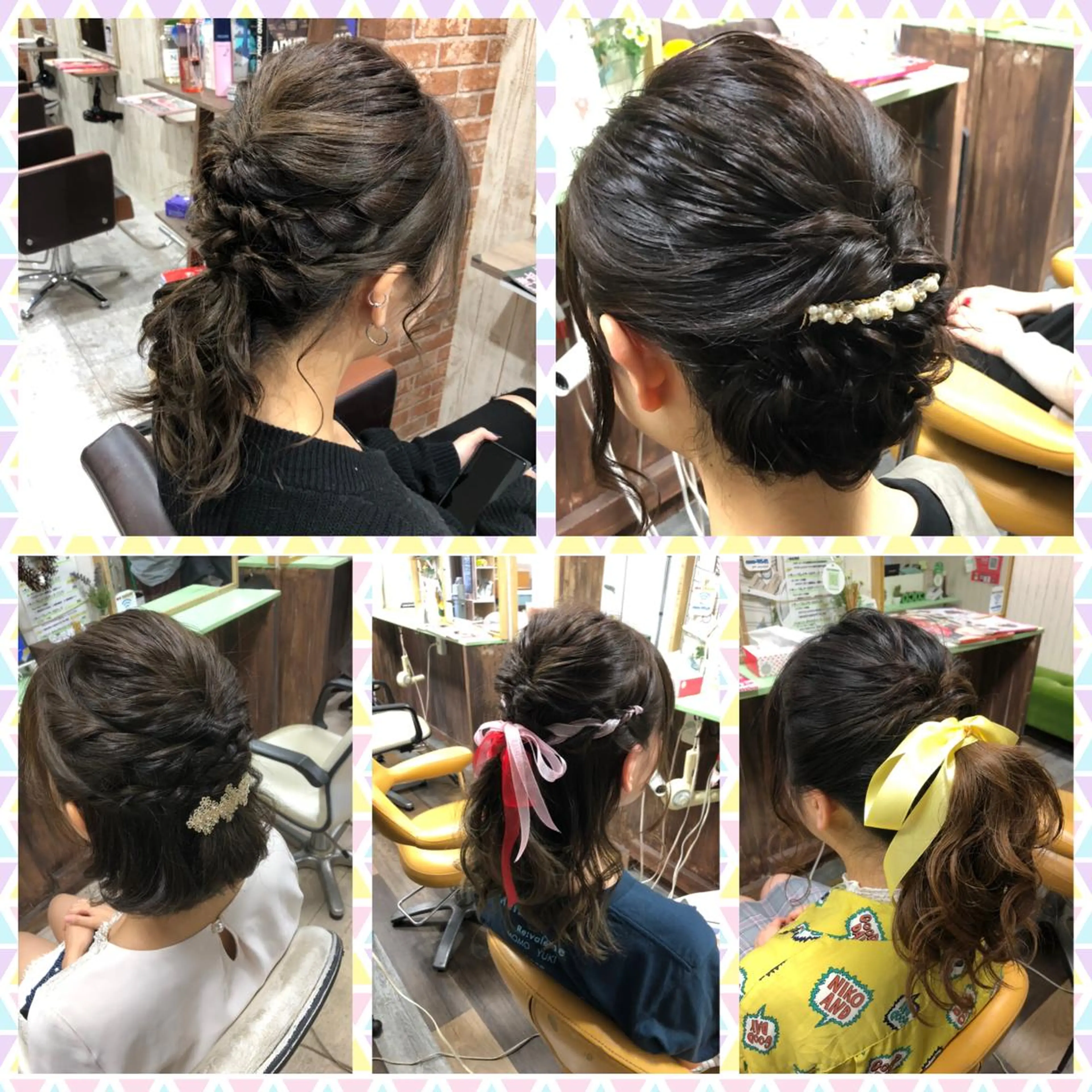 ヘアアレンジ みやもと まなみのヘアスタイル