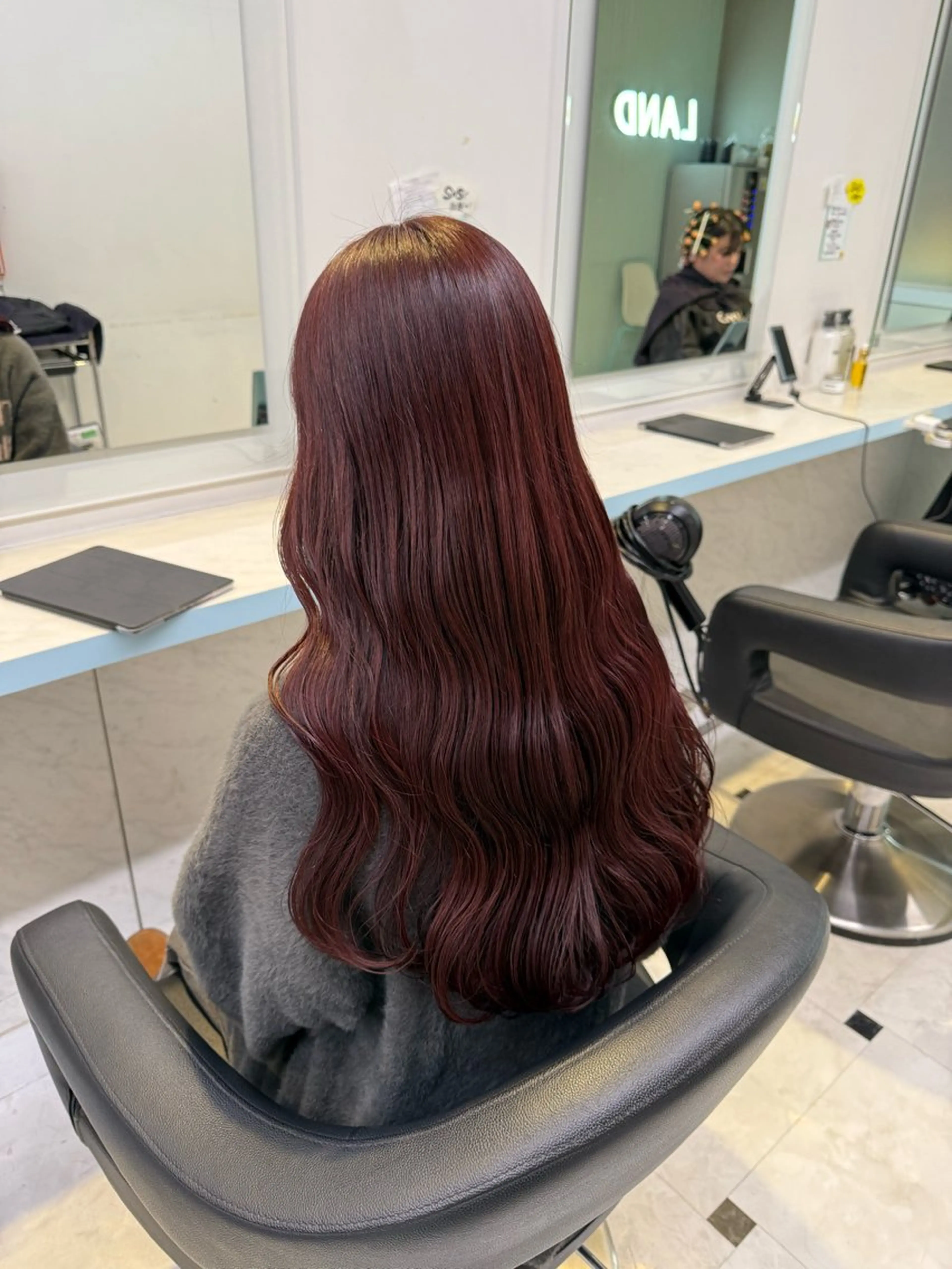 カラー 🇰🇷韓流暖色ヘア 🍒saaya🍒のヘアスタイル