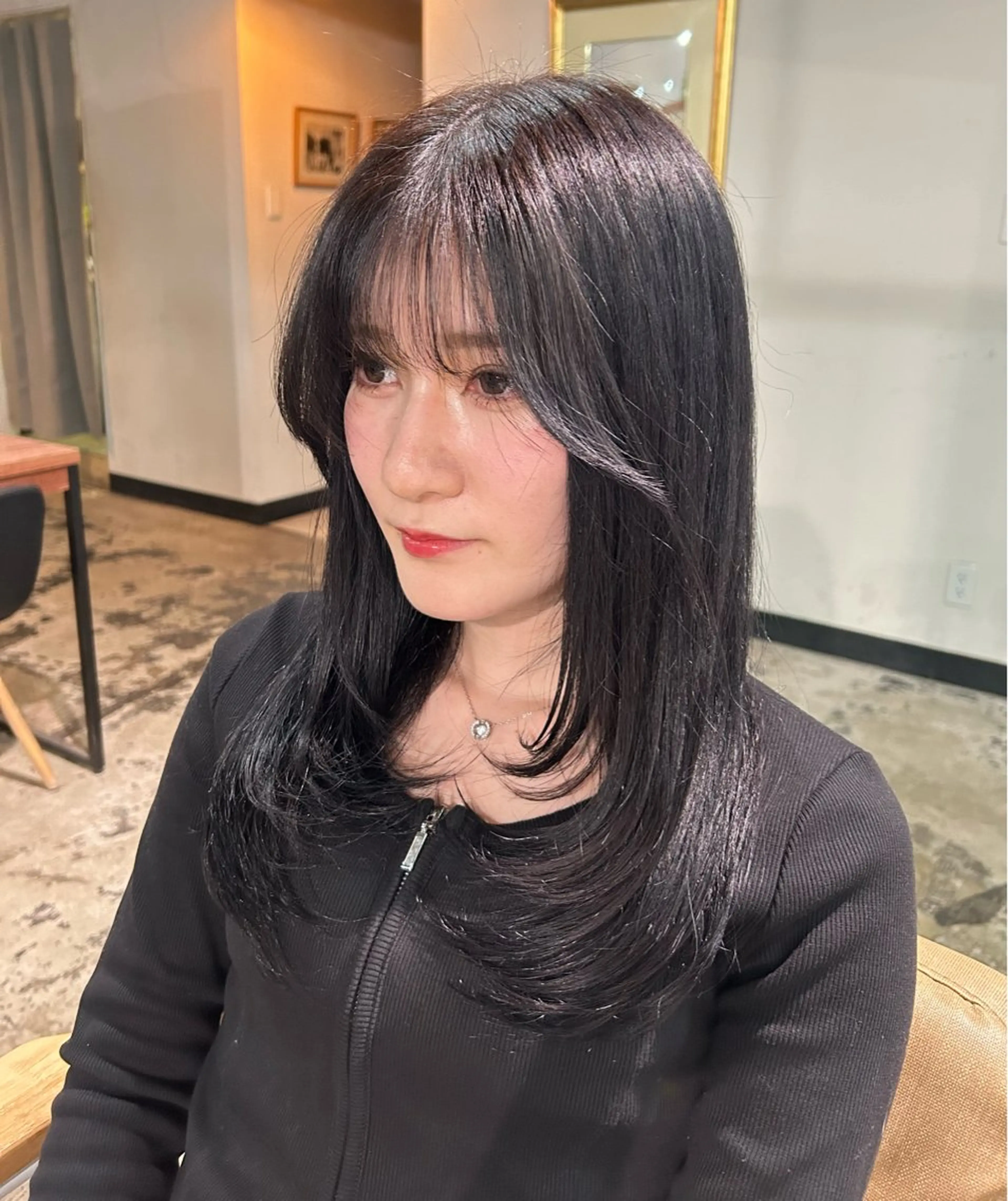 セミロング カラー カット ヘアカラー トリートメント ブリーチ職人/ shori/店舗代表のヘアスタイル