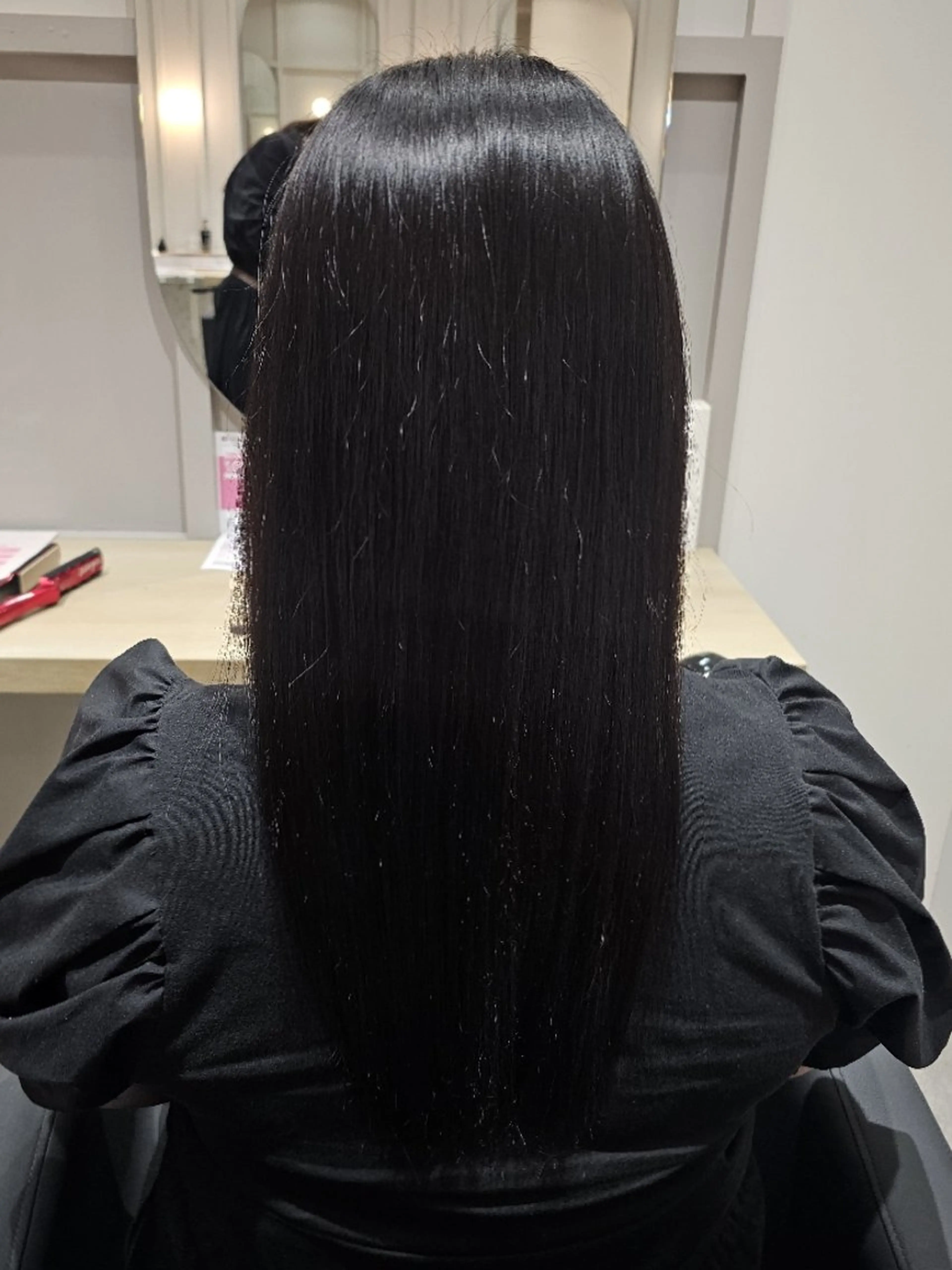 ロング 縮毛矯正 🍀☘️阿部 誉叶☘️🍀のヘアスタイル