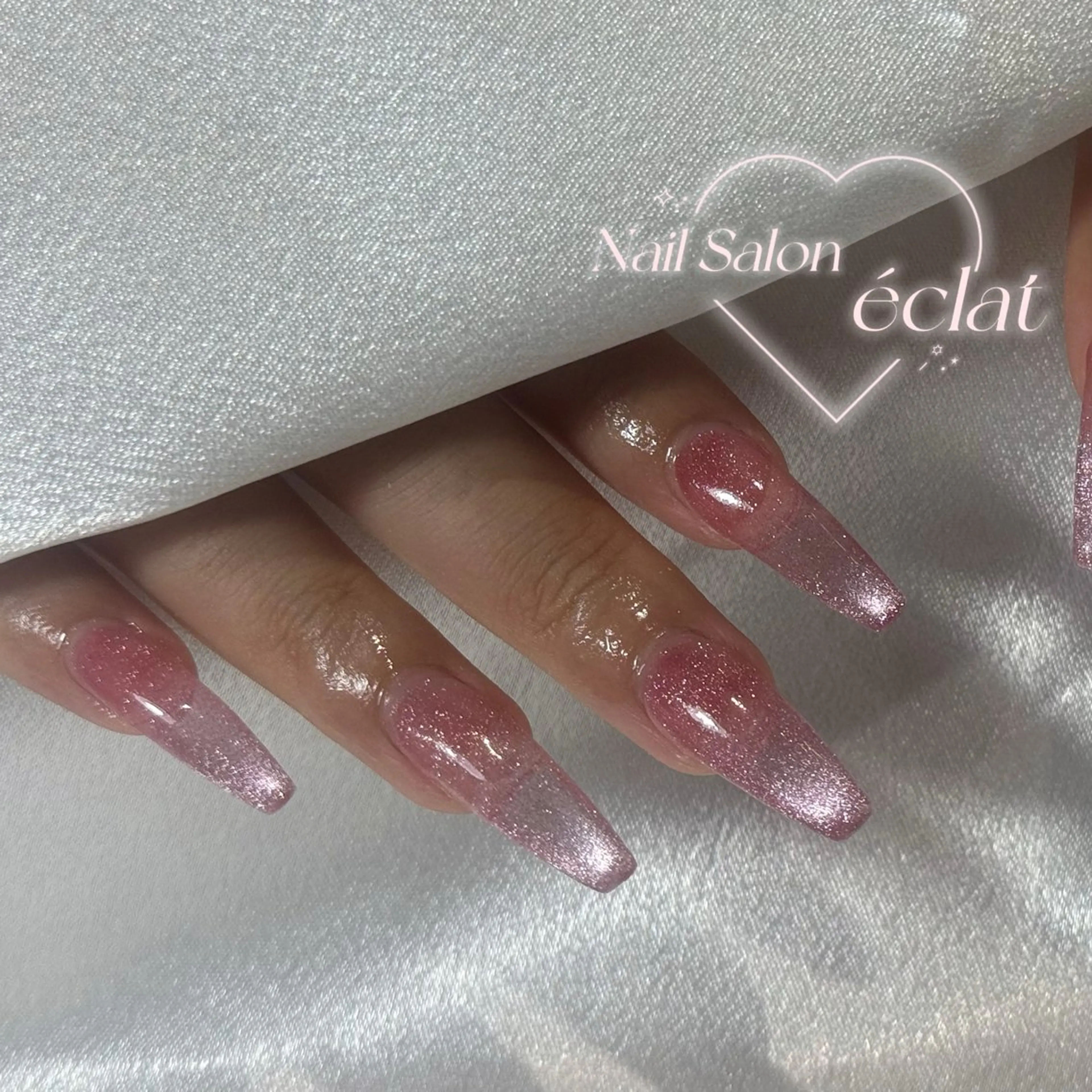 ネイル ピンク éclat ⸝꙳.⋆ 栄|矢場町のネイルデザイン
