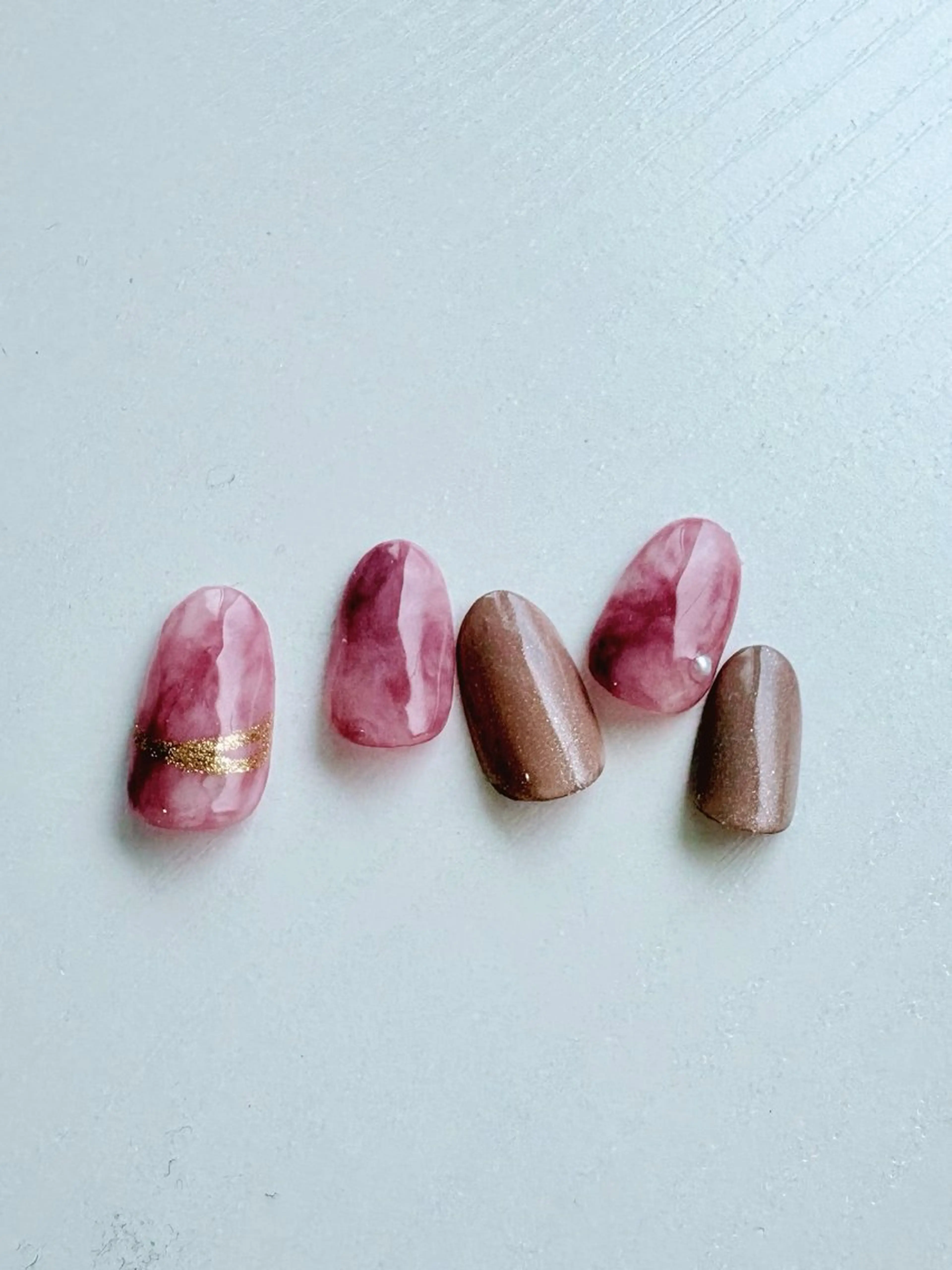 メンズ ネイル シンプルネイル School ALiceのネイルデザイン