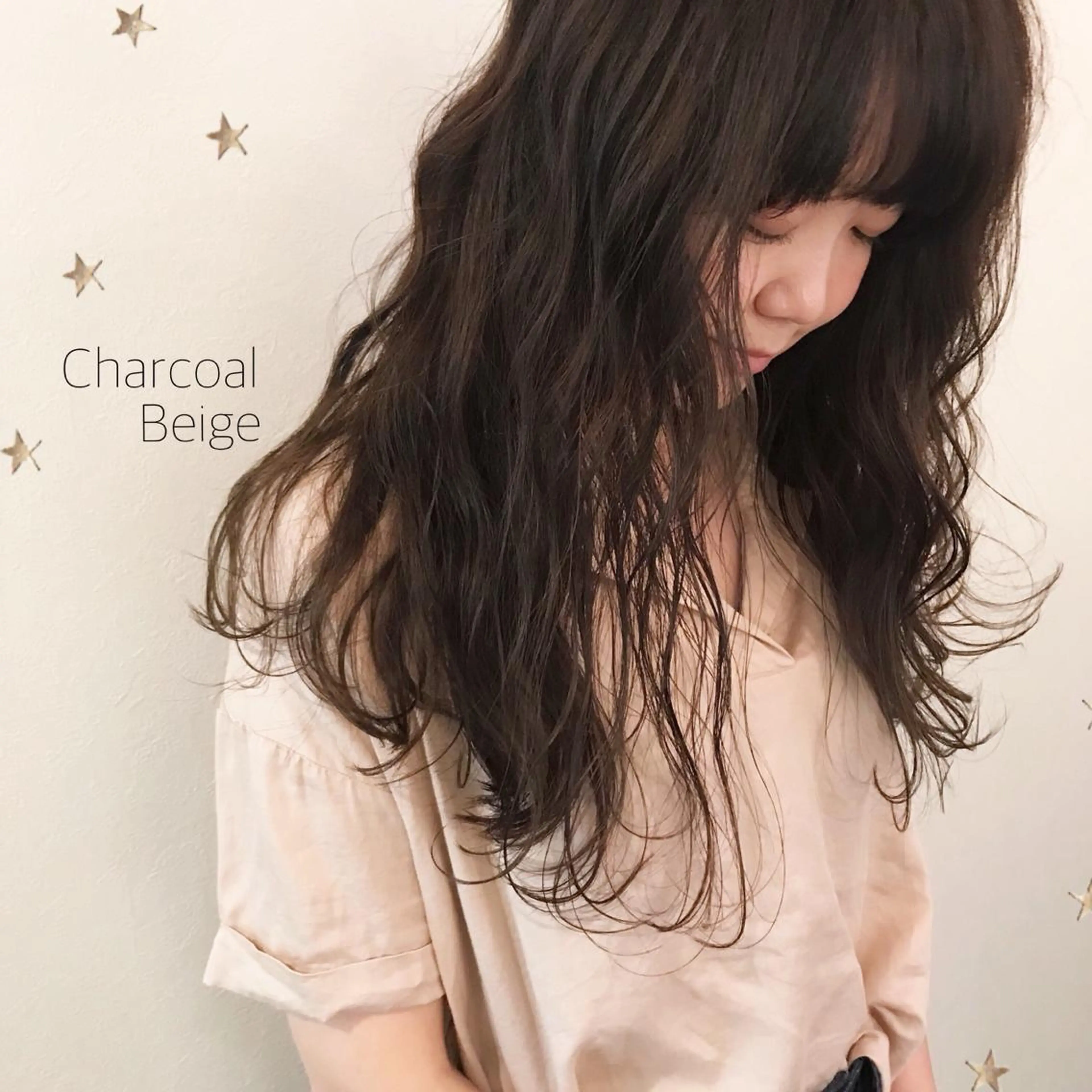 セミロング カラー 市川 千夏のヘアスタイル