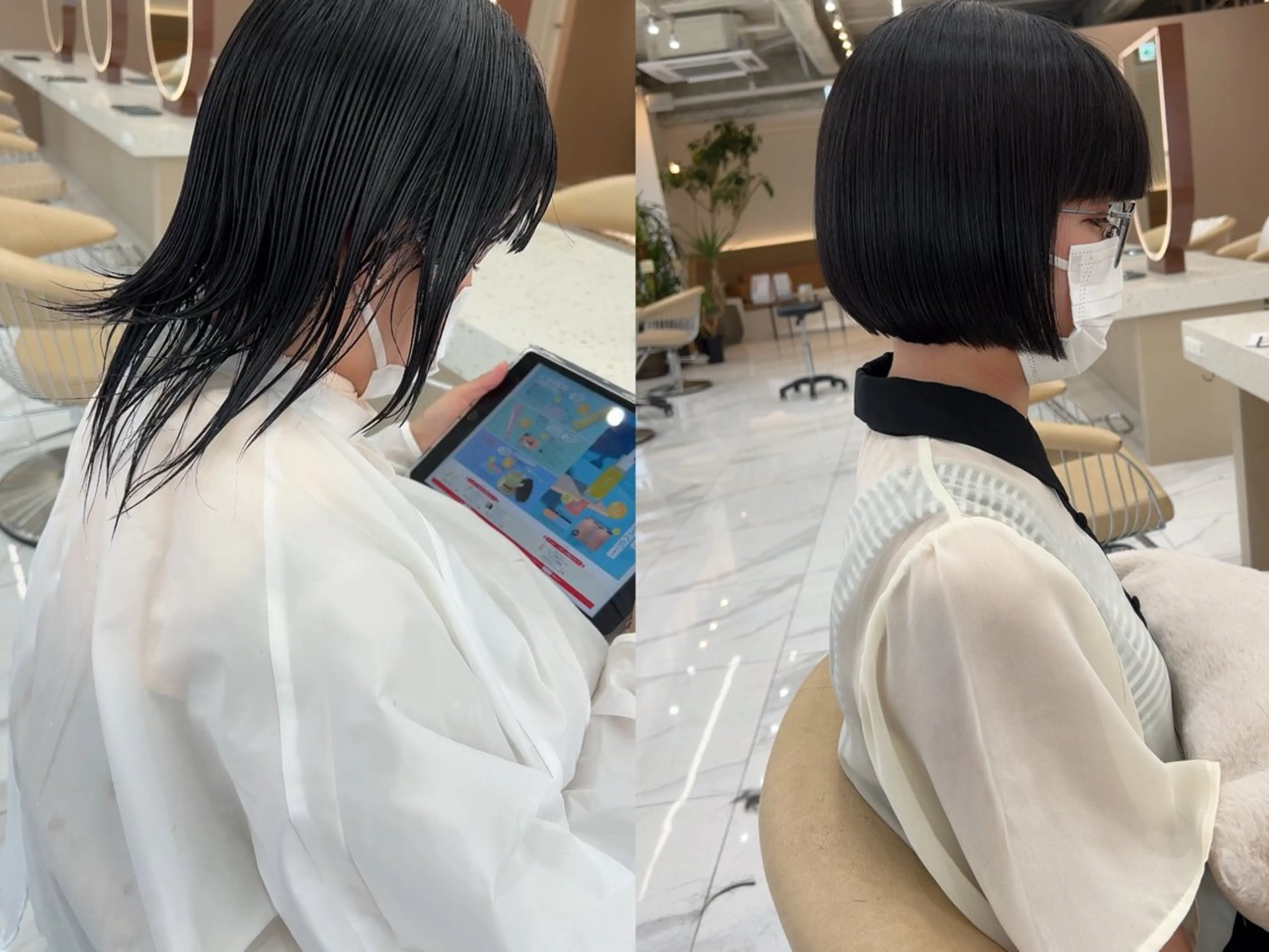 ショート 山田勇真 ボブ/縮毛矯正/金山のヘアスタイル