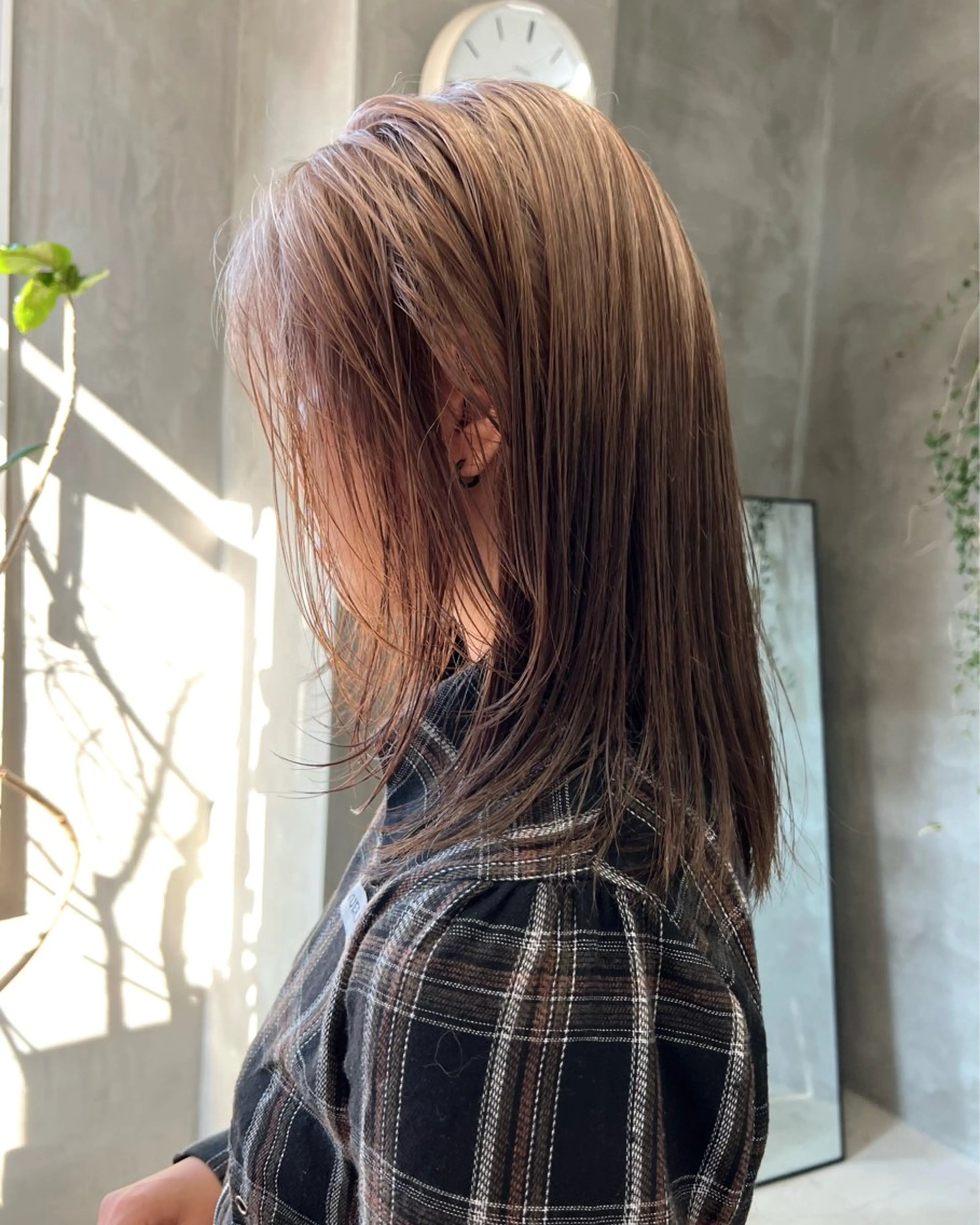 ミディアム カラー ブラウンカラー カット ヘアカラー トリートメント Kaito🐶/ デザイン/レイヤーのヘアスタイル