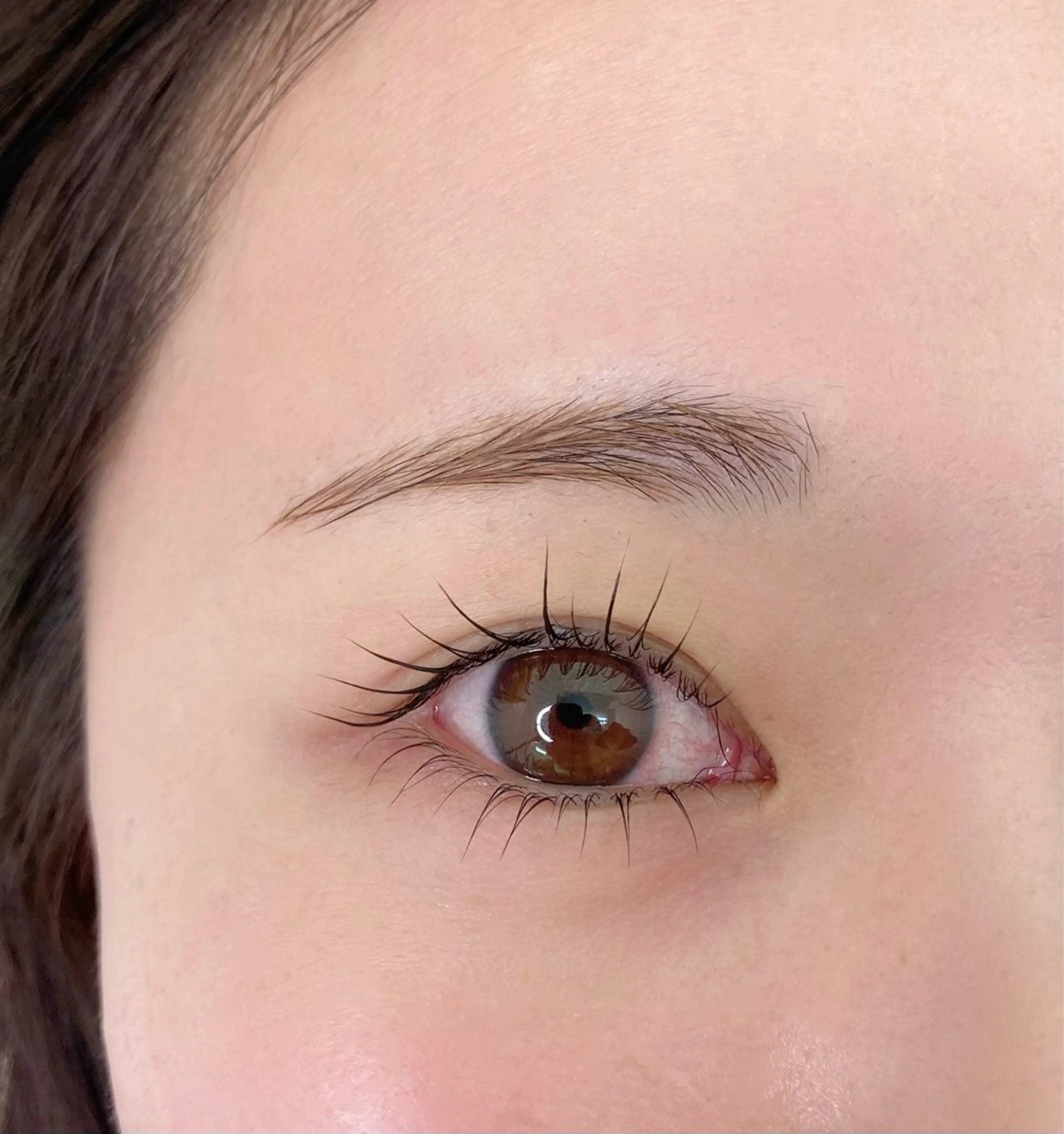 上下まつ毛パーマの写真