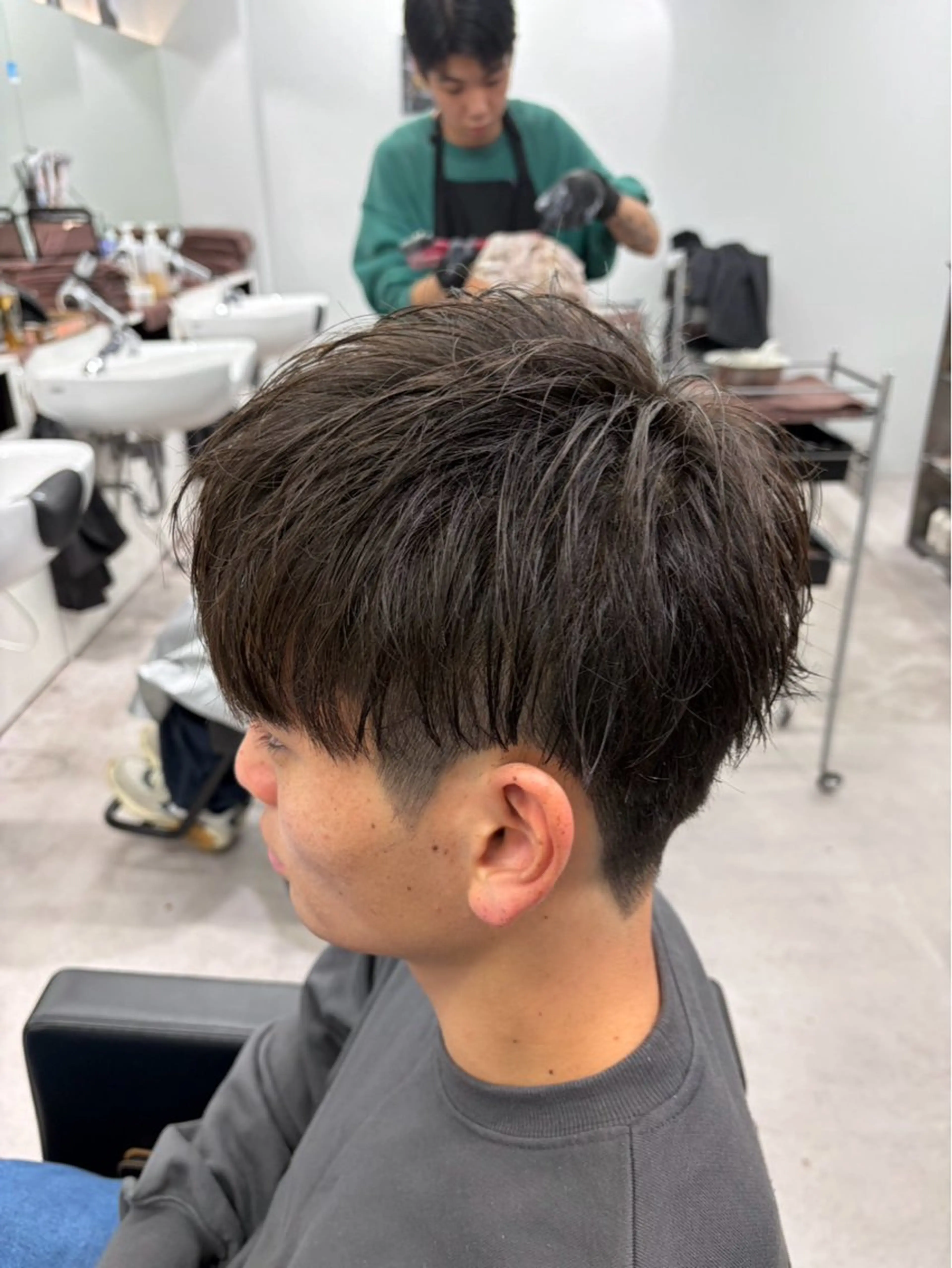 ショート メンズ マッシュ 刈り上げ カット 北千住No1 二田健吾‼️のヘアスタイル