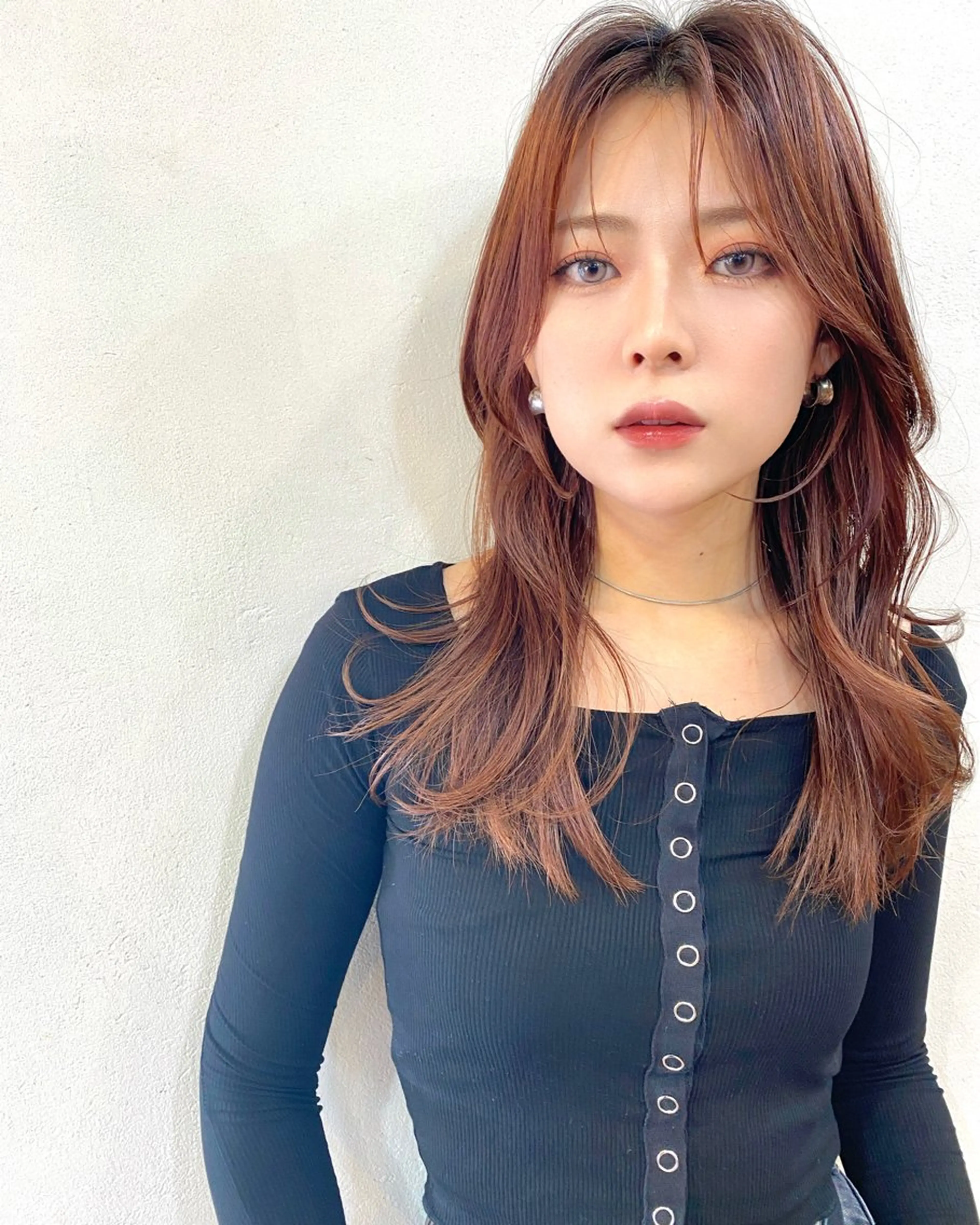 セミロング カラー 似合わせレイヤー 🇰🇷荒木洋文のヘアスタイル