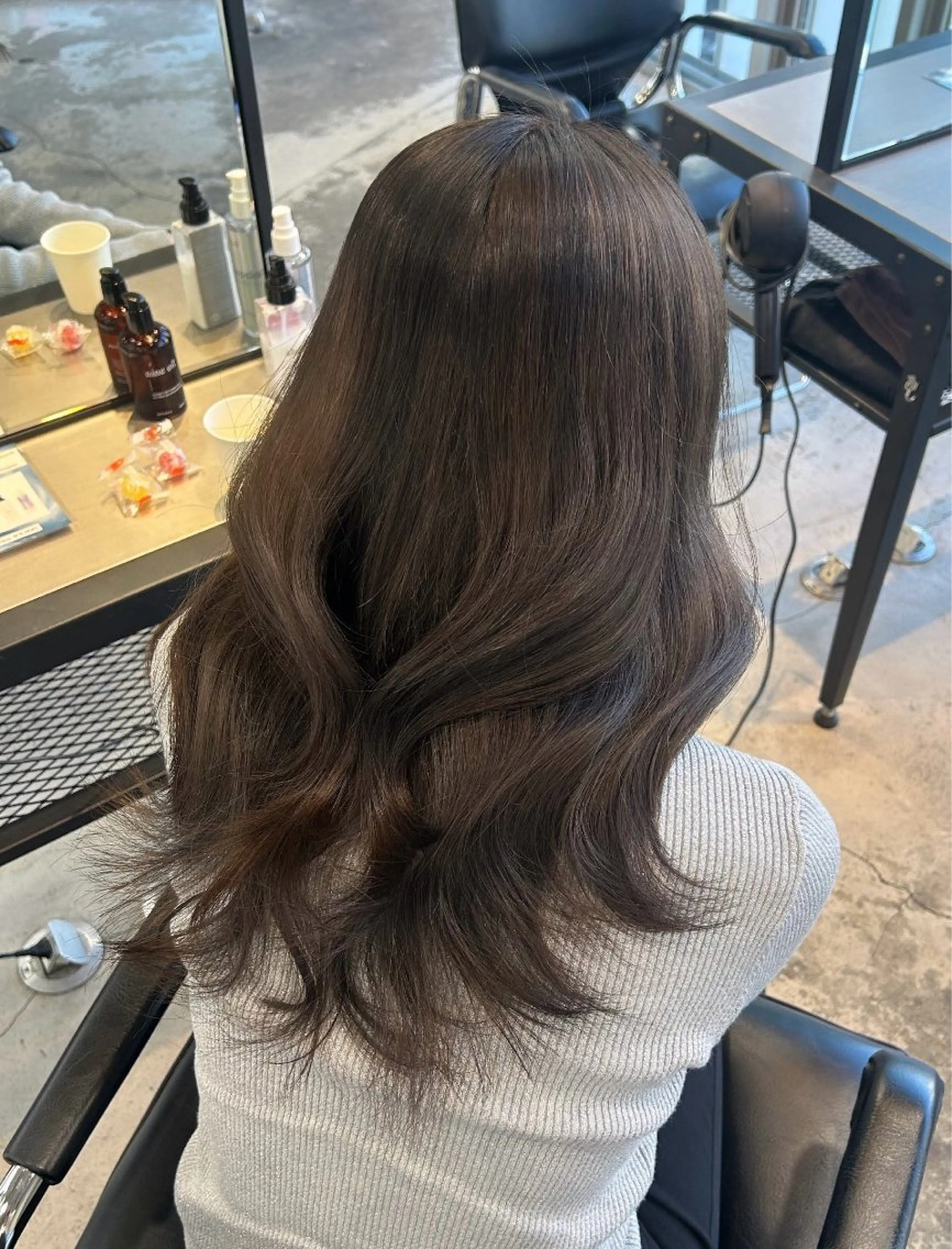 ミディアム カラー ヘアアレンジ ブラウンカラー ブリーチ 🎀 エクステ ♡さや♡のヘアスタイル