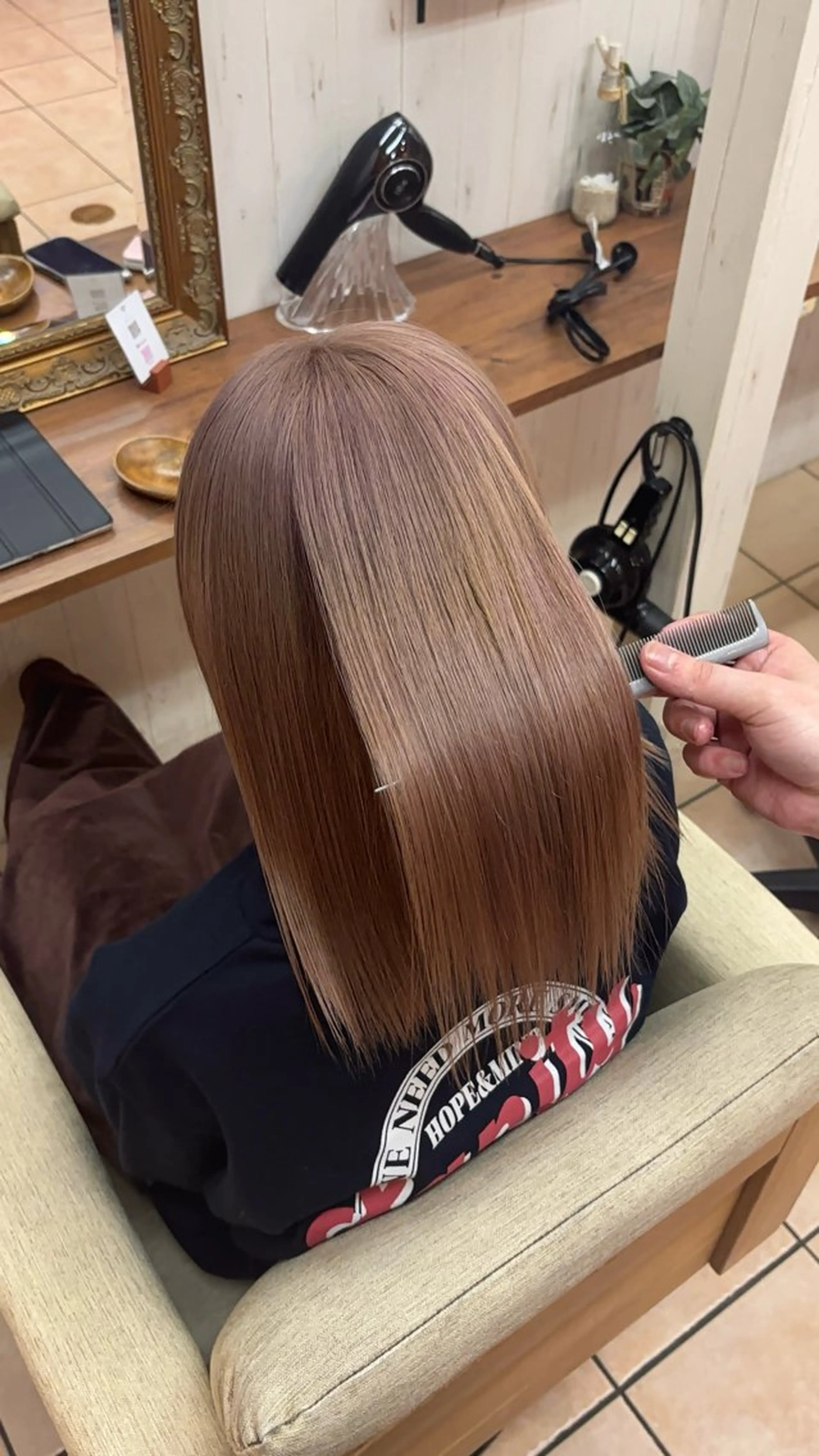 セミロング カラー ブリーチ ヘアカラー カットモデル募集中 ✂️/平城秀馬/原宿のヘアスタイル