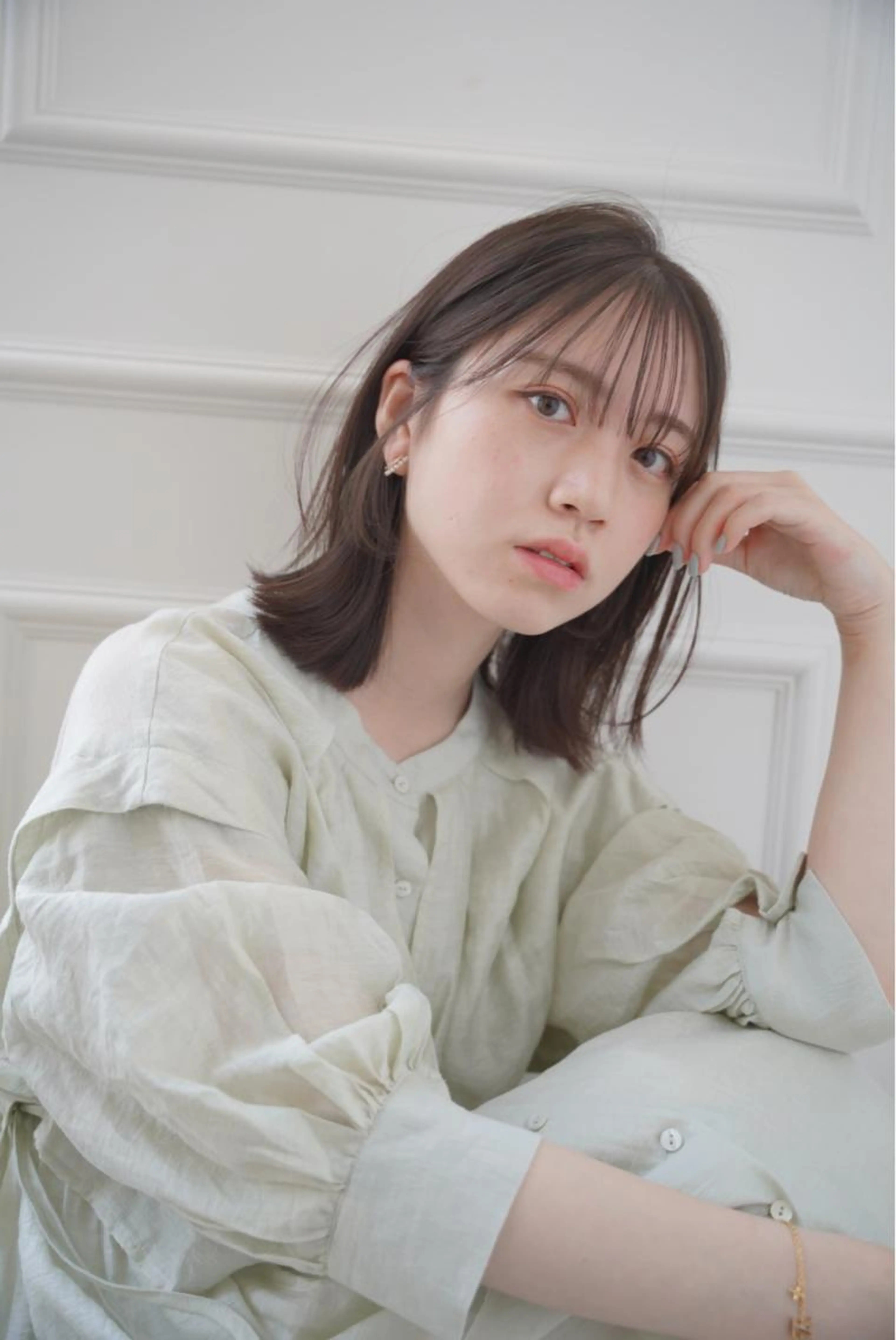 SNSで話題☑️💭前髪が浮いちゃう方or割れちゃう方💭フロントカット＋クロスパーマ(前髪矯正変更OK✨)の写真