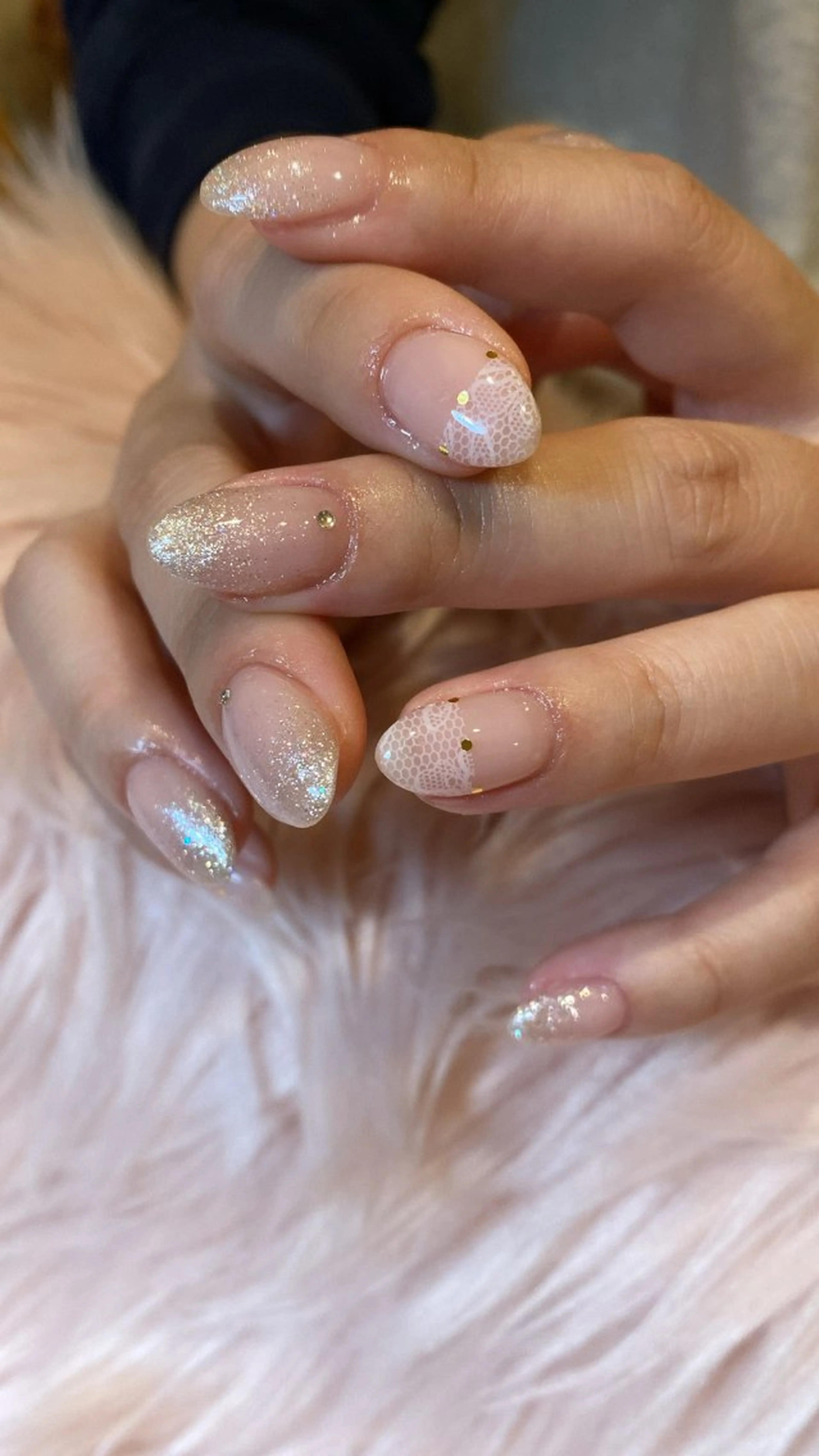 ネイル ハンドネイル crystal ⭐︎ colorのネイルデザイン