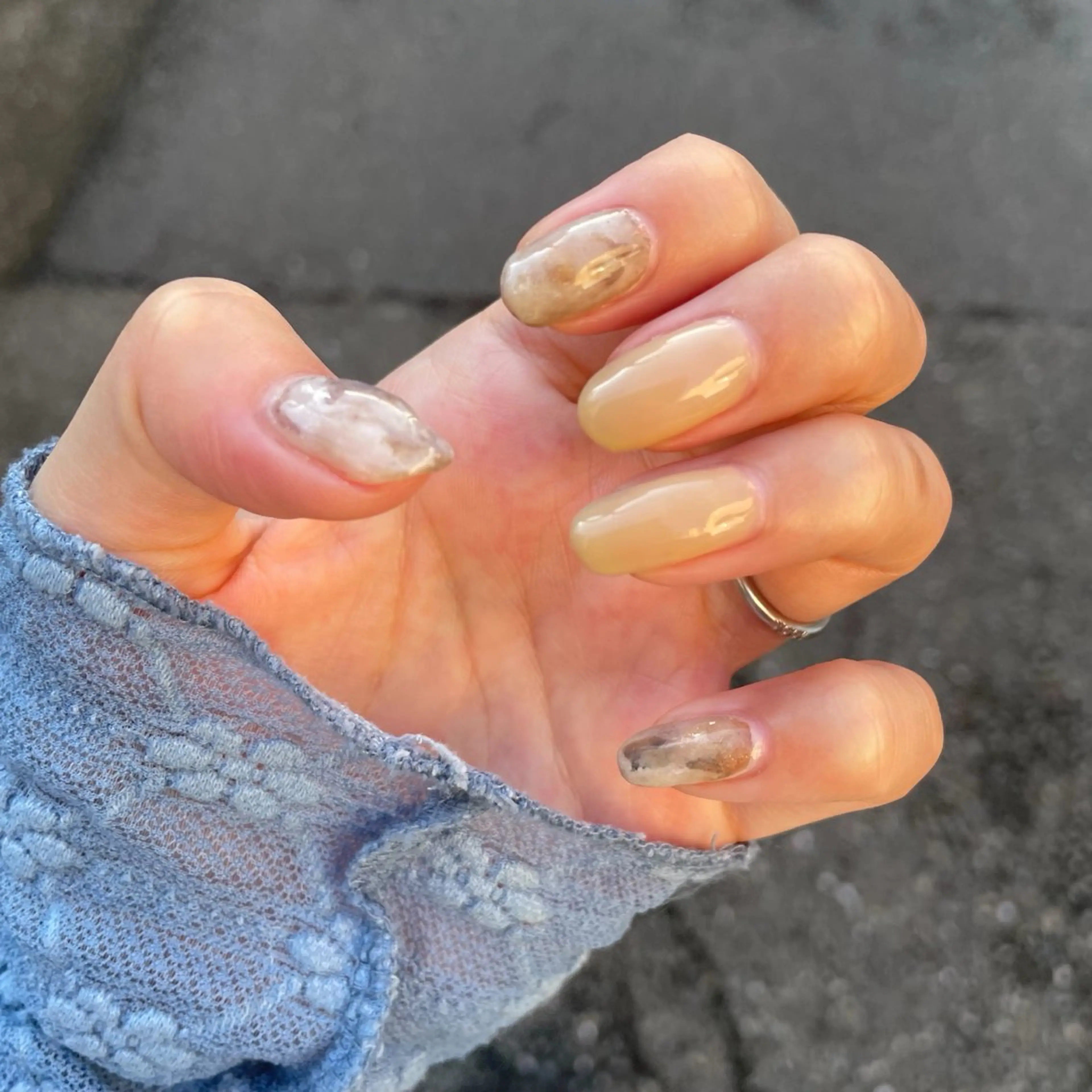 ネイル ニュアンスネイル プライベートサロン etelüのネイルデザイン