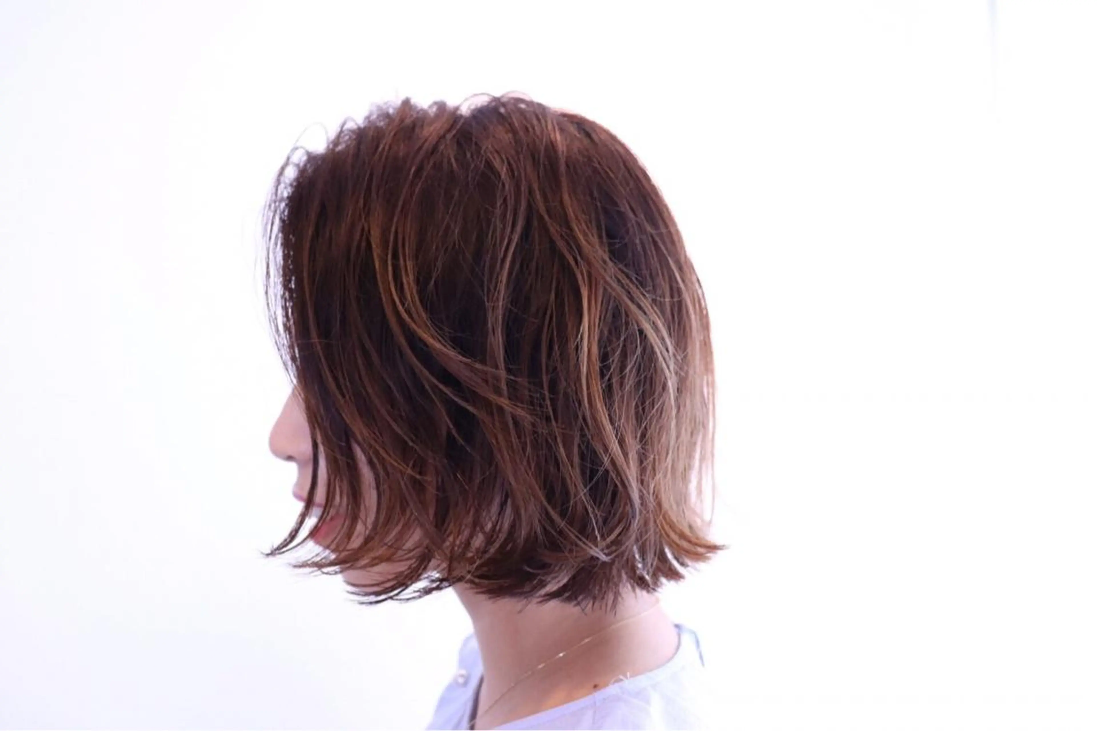 ショート カラー パーマ 坪内 麻里子のヘアスタイル