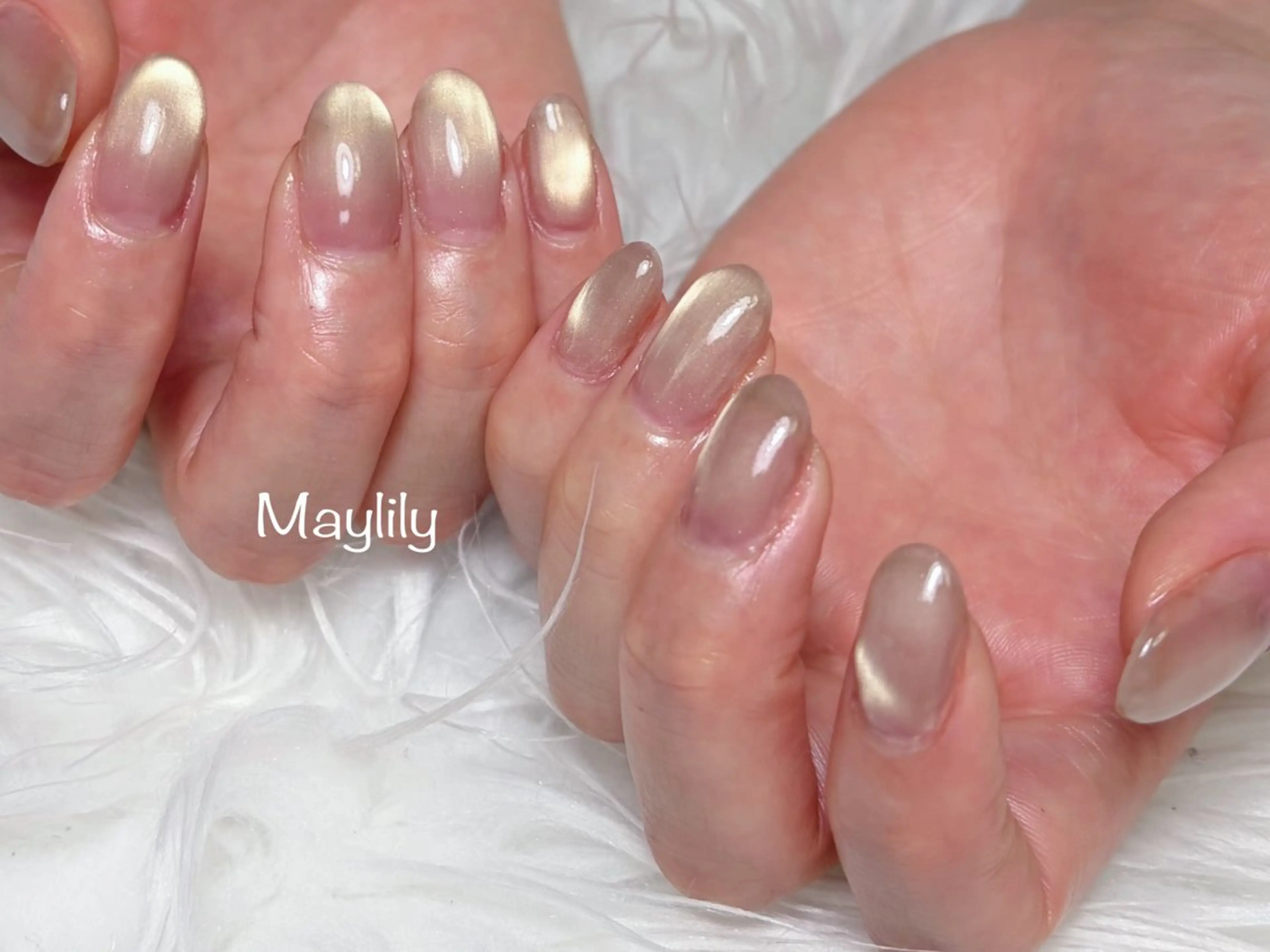 ネイル マグネットネイル ハンドネイル Nail salon Maylilyのネイルデザイン