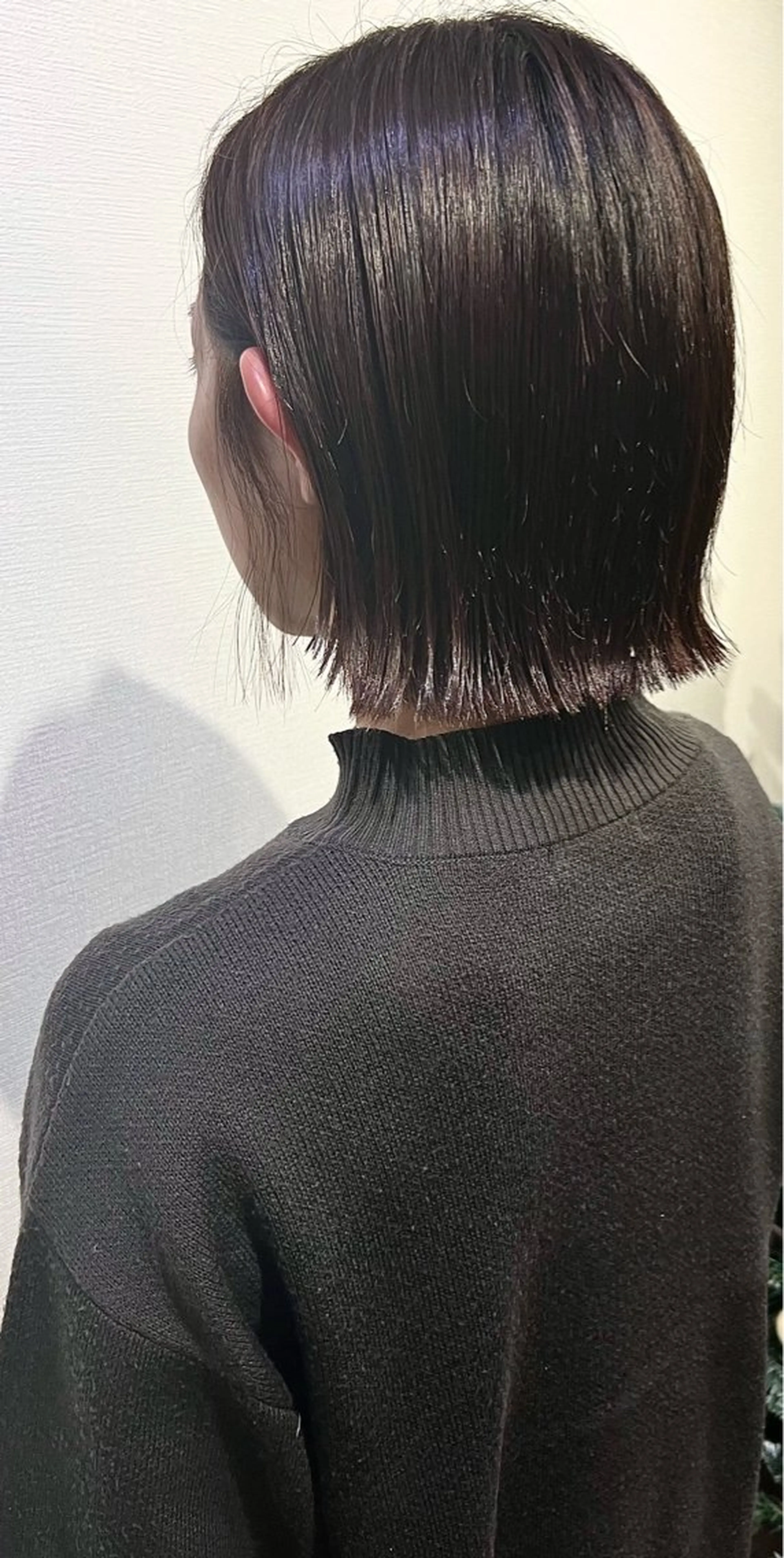 ショート 切っぱなし💇‍♀️ イヤリング🎨龍之介のヘアスタイル
