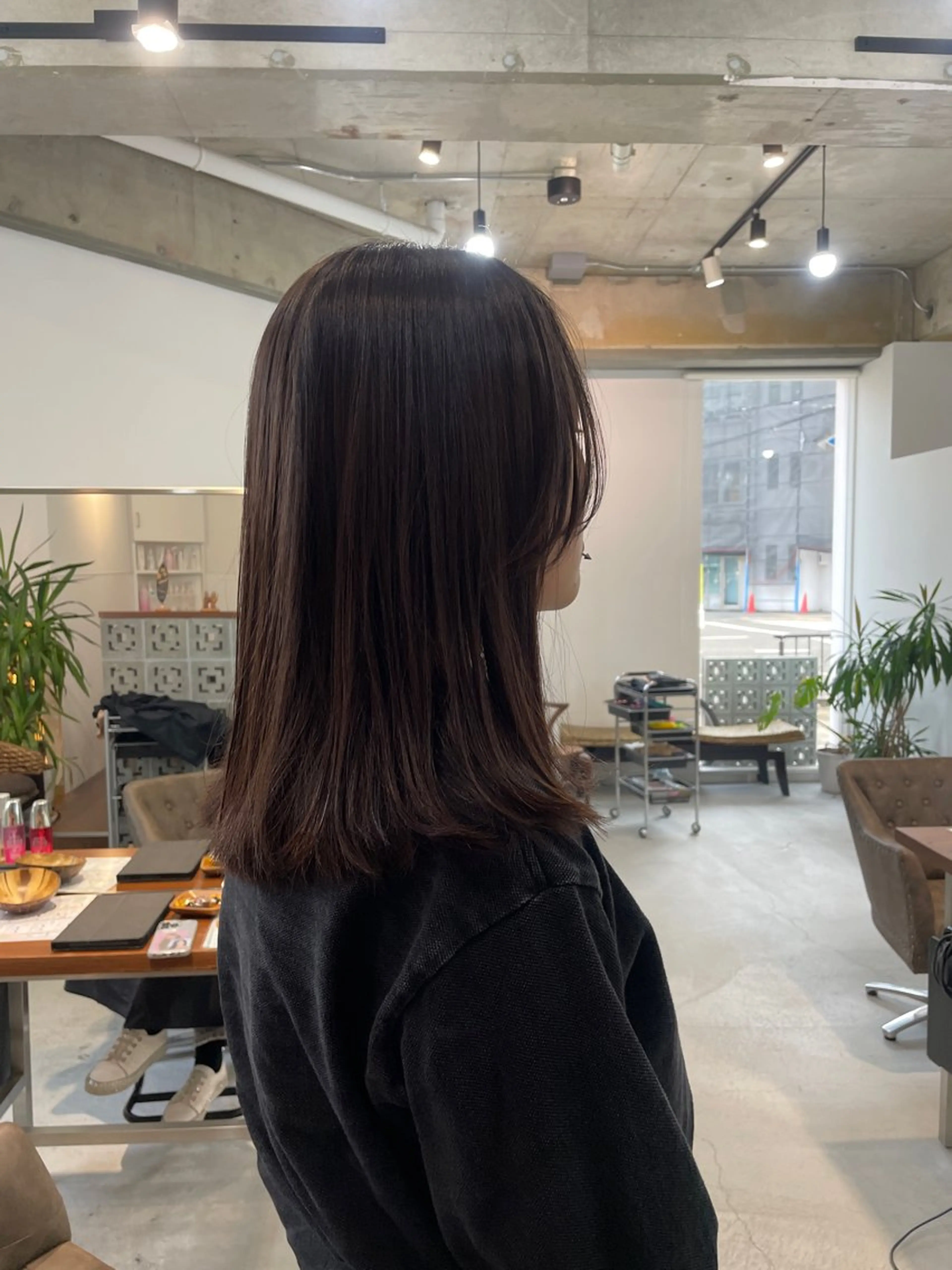 セミロング 縮毛矯正 北山／ボブ／レイヤー /maru☺︎のヘアスタイル