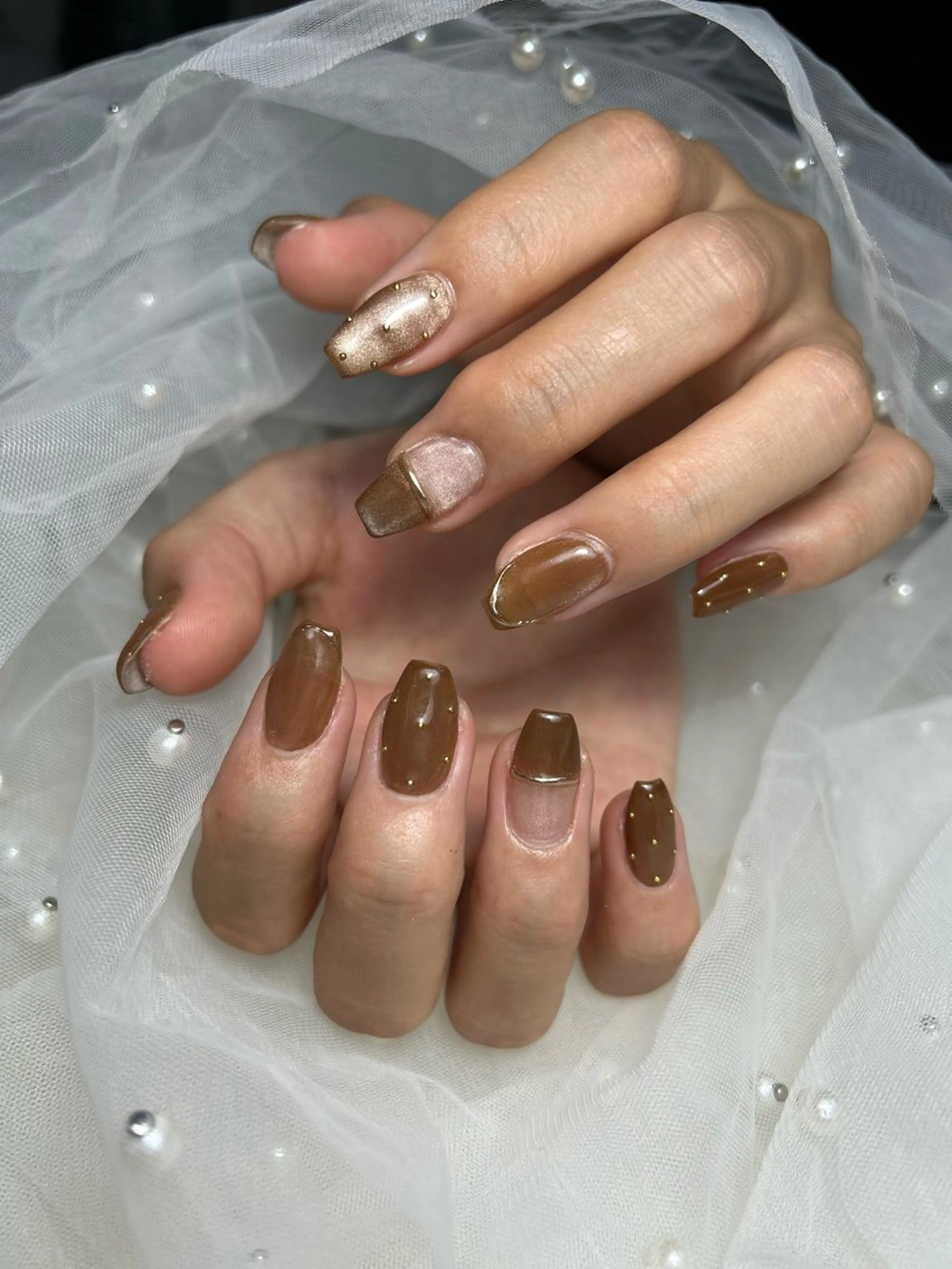 ネイル ハンドネイル フットネイル ✴︎ Delightのネイルデザイン