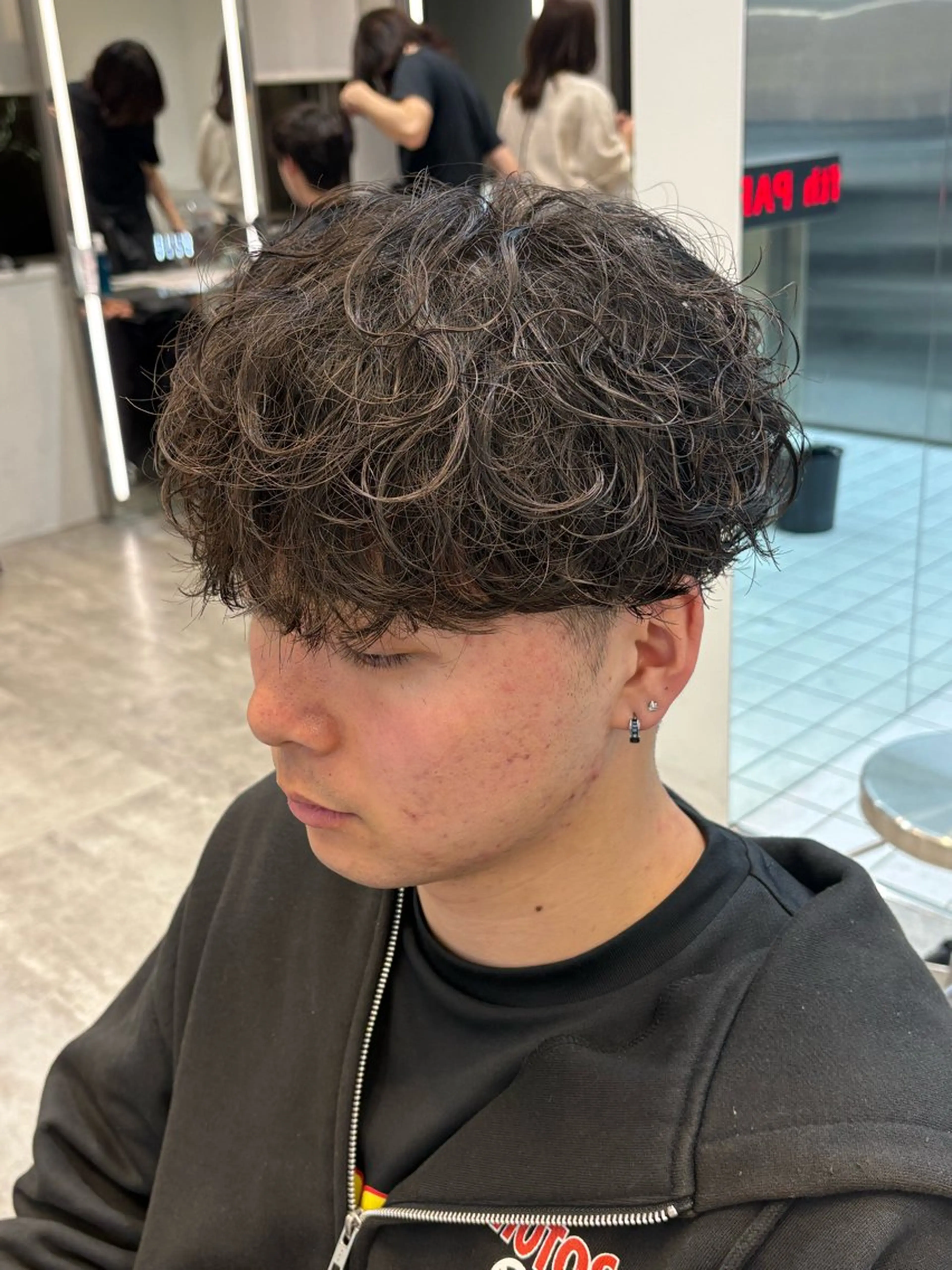 パーマ メンズ カット パーマ fifth 武正 琉生のヘアスタイル