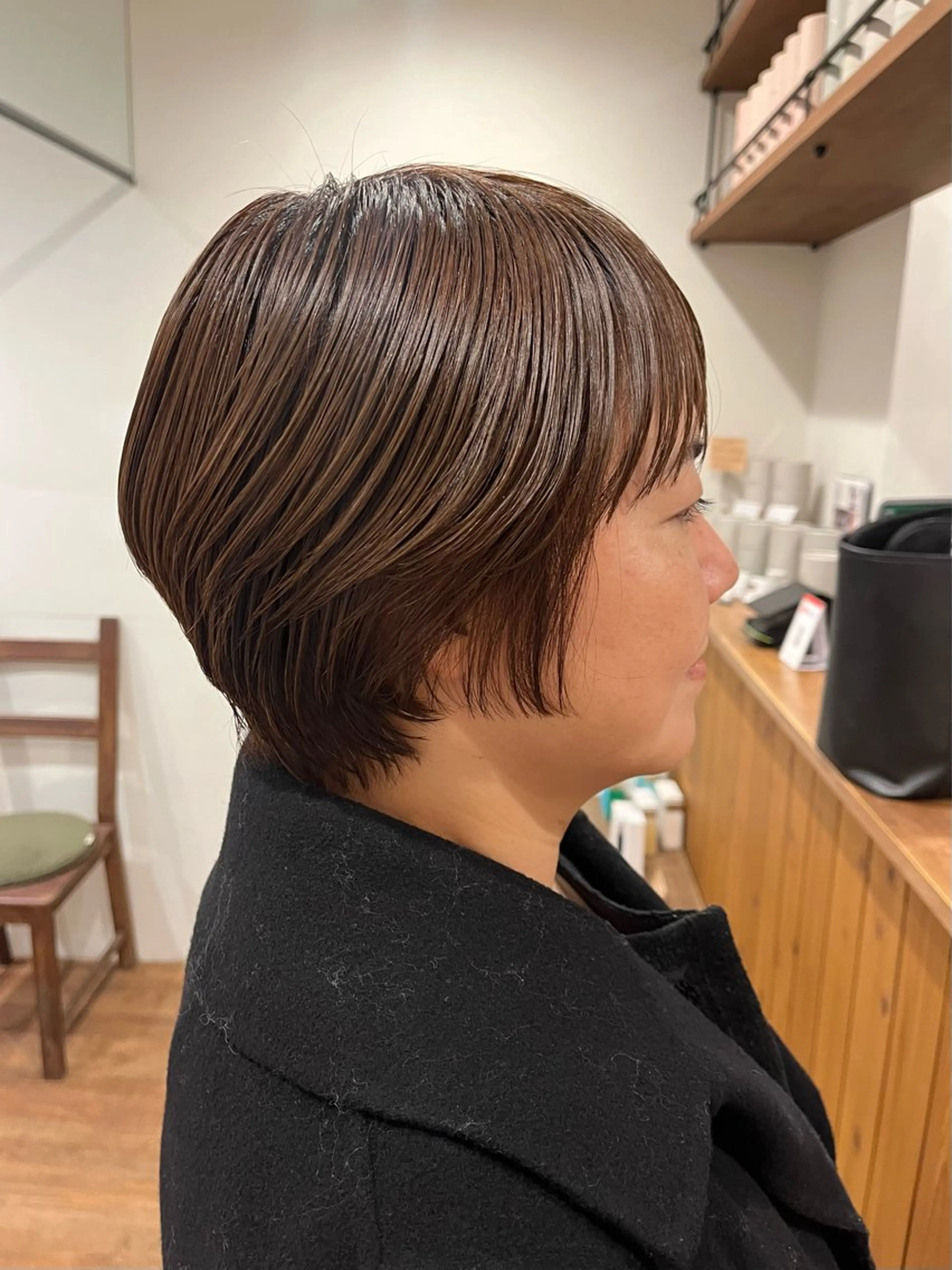 ショート 丸みショート ショートヘア カット china/ボブ /似合わせカラーのヘアスタイル