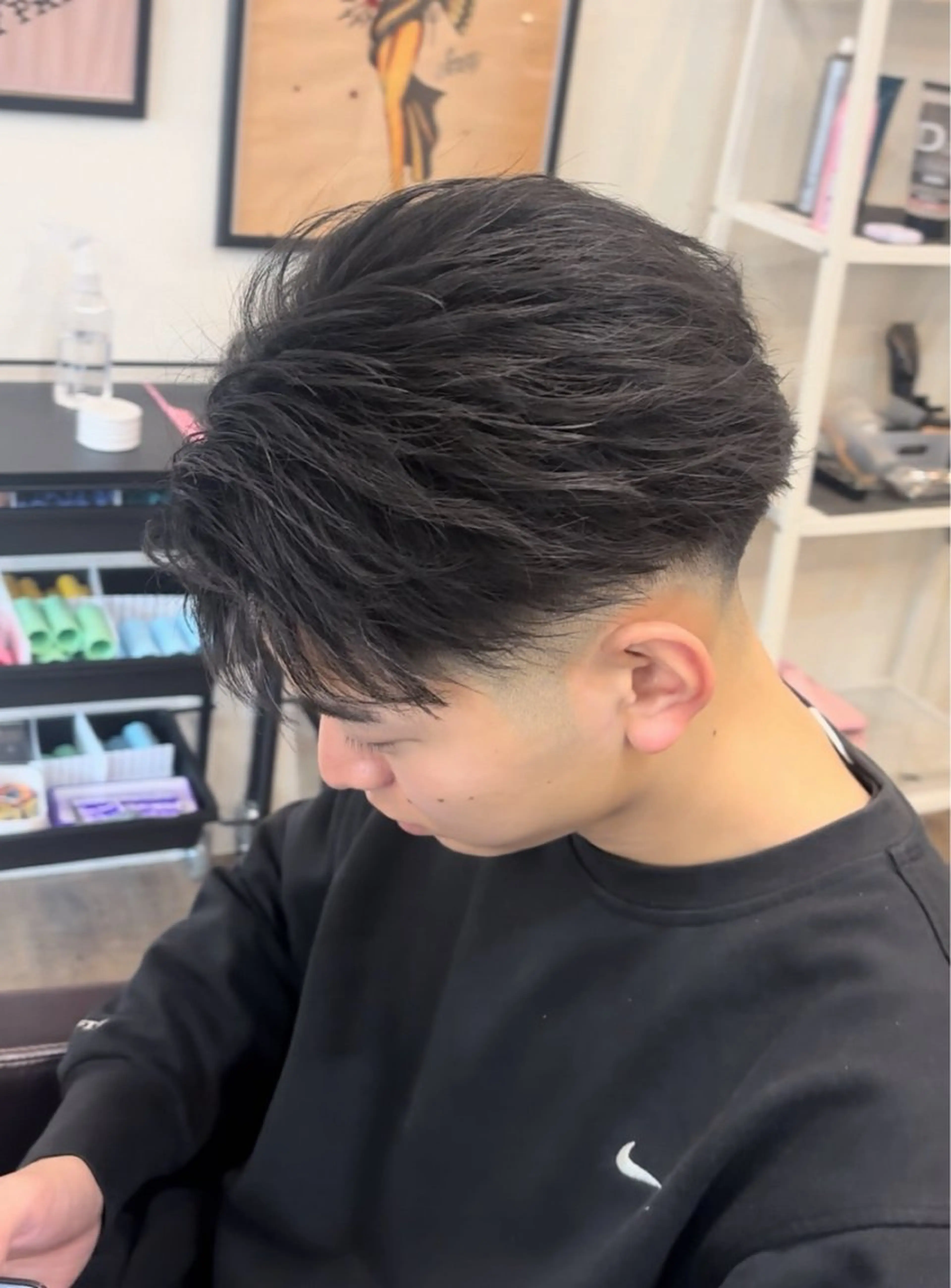 ショート メンズ ショートヘア カット トリートメント 梅垣 紗英のヘアスタイル