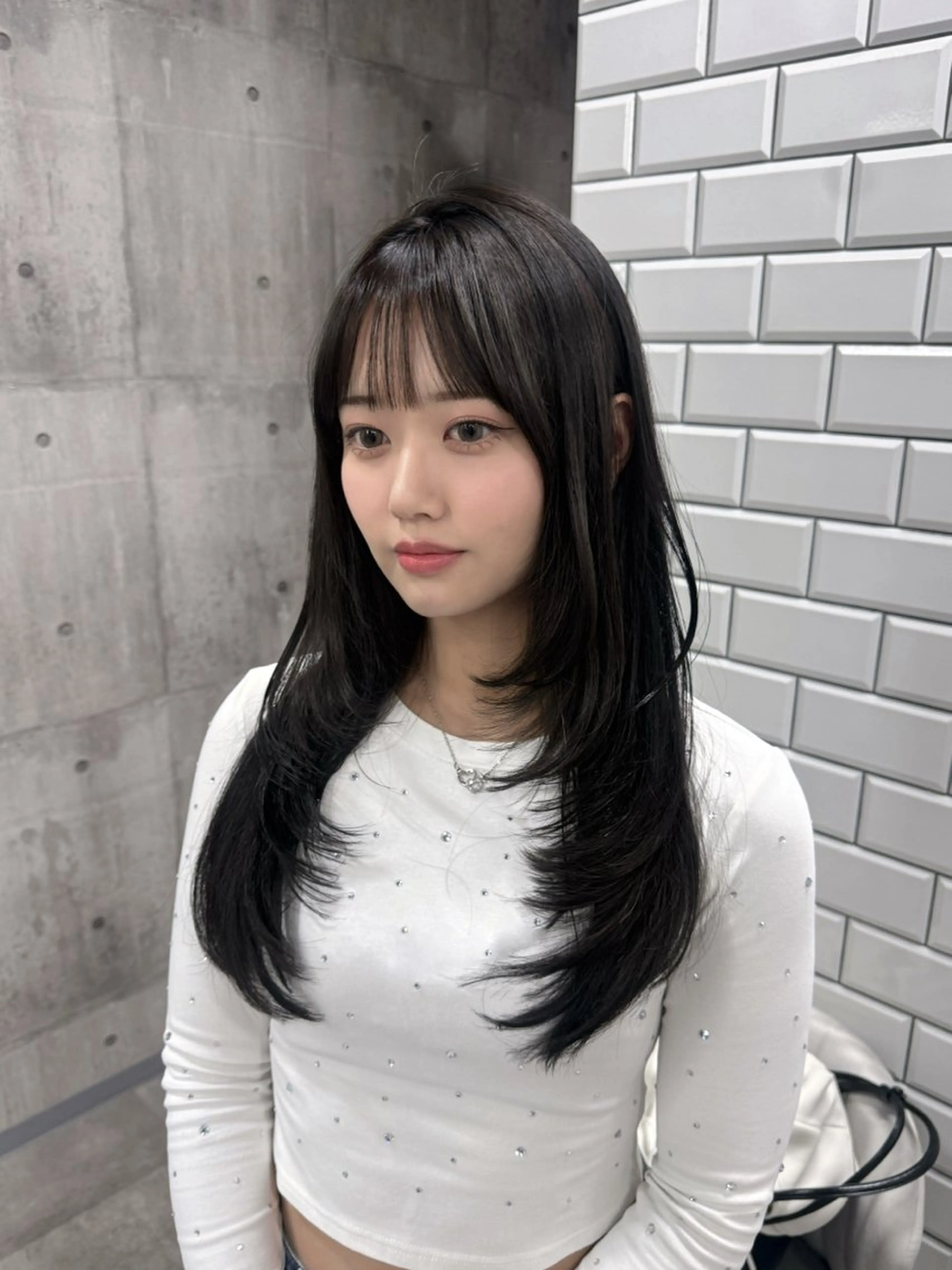 ロング カット ヘアカラー トリートメント ayano /レイヤー/艶カラーのヘアスタイル