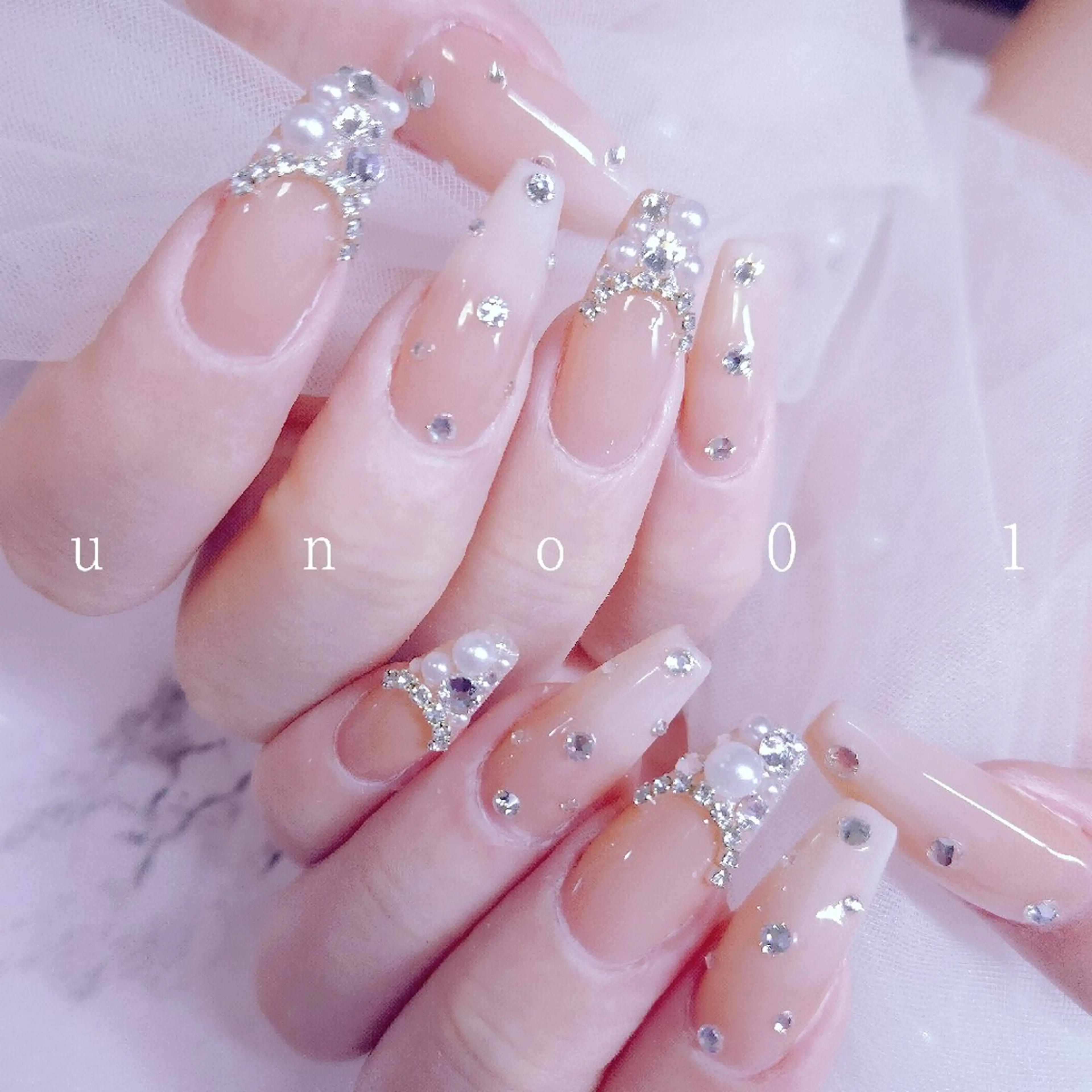 ネイル 梅田🦄中崎町🩵 u n o 0 1のネイルデザイン