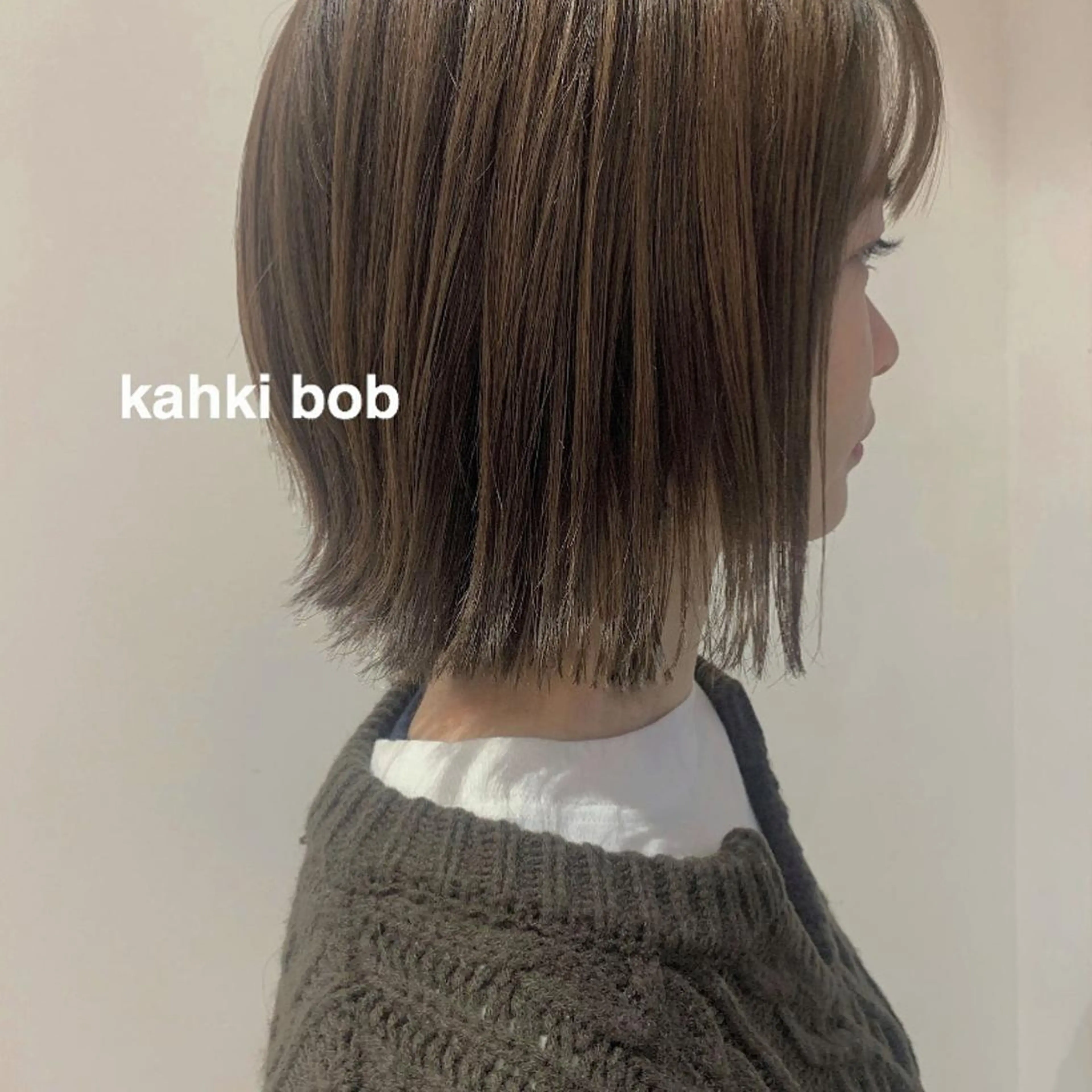 ミディアム 切りっぱなしボブ ボブ kitagawa mayuのヘアスタイル