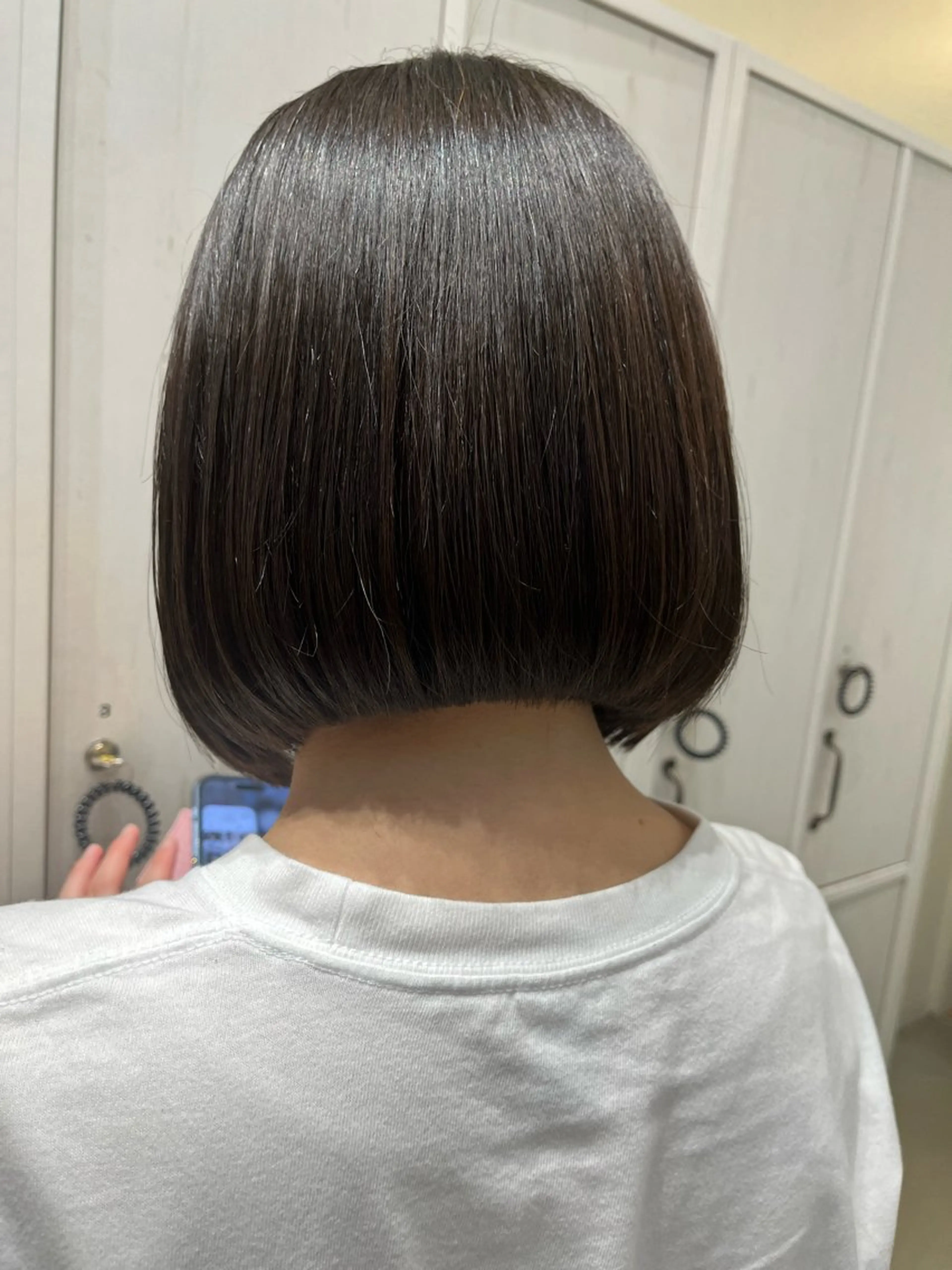 ショート ボブ カット トリートメント 後藤 由希のヘアスタイル