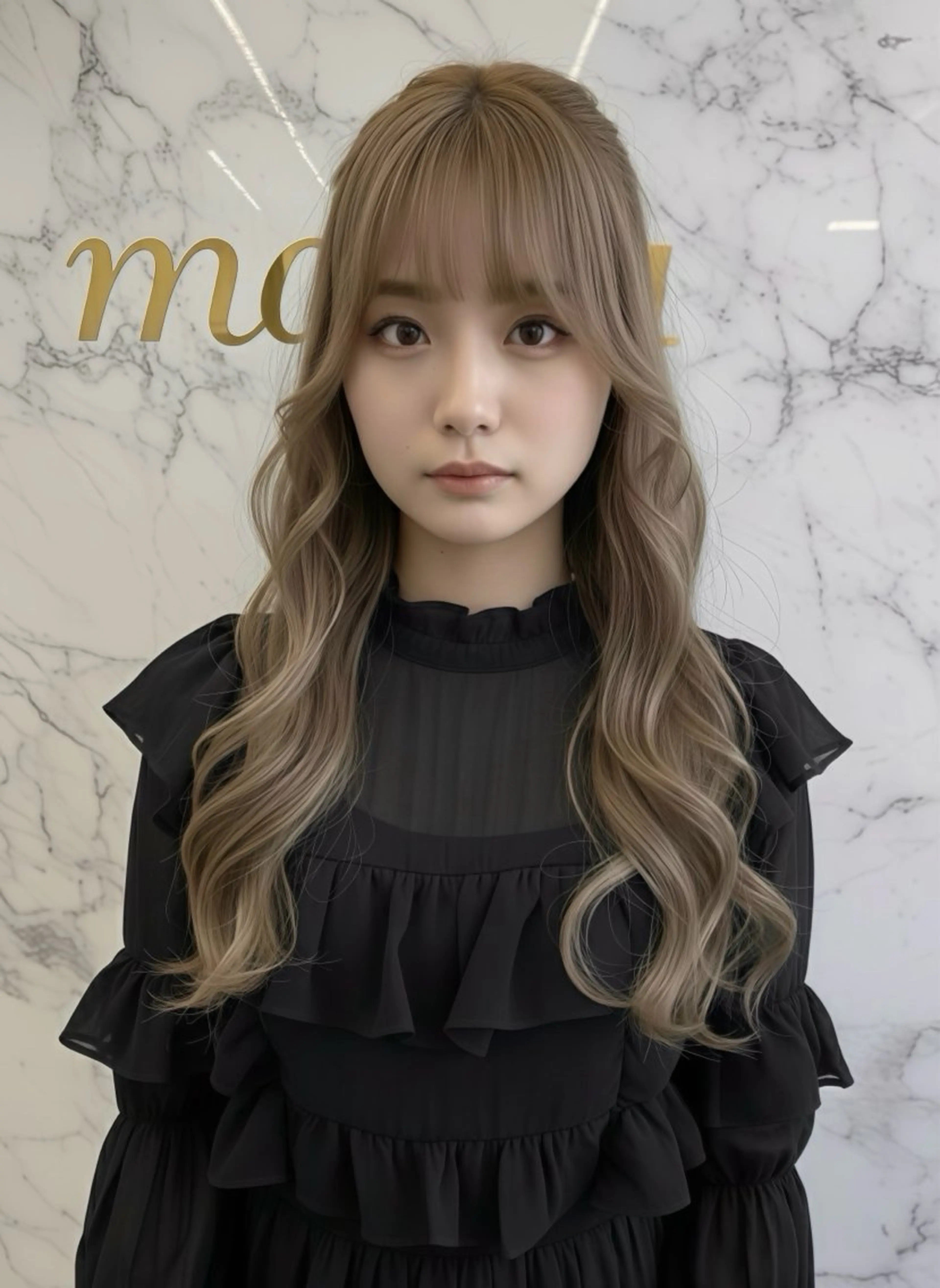 ロング ヘアカラー 倉林隆一/艶髪🌸 透明感/髪質改善のヘアスタイル