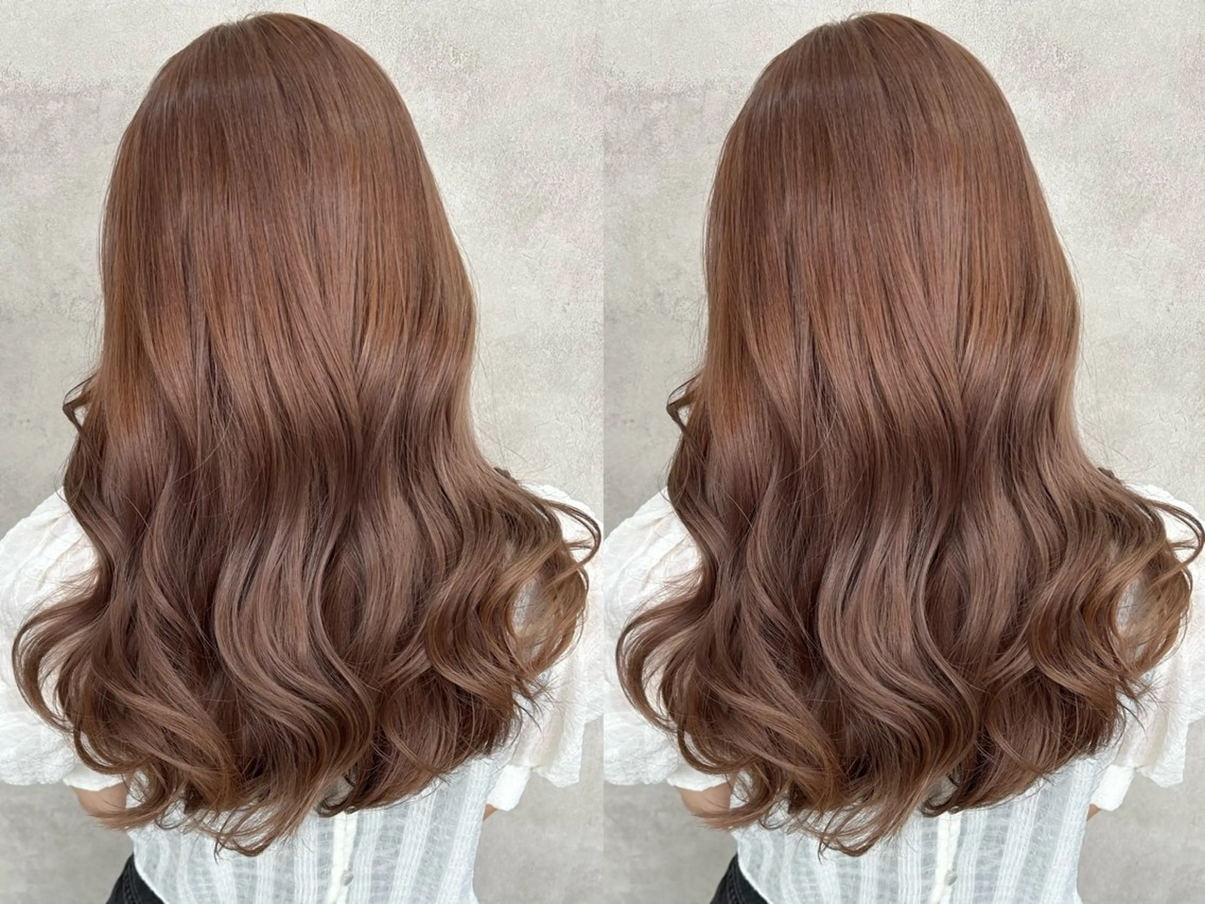 ロング カラー ブラウンカラー 韓国風ヘア ヘアカラー 優花/ハイトーン /デザインカラーのヘアスタイル
