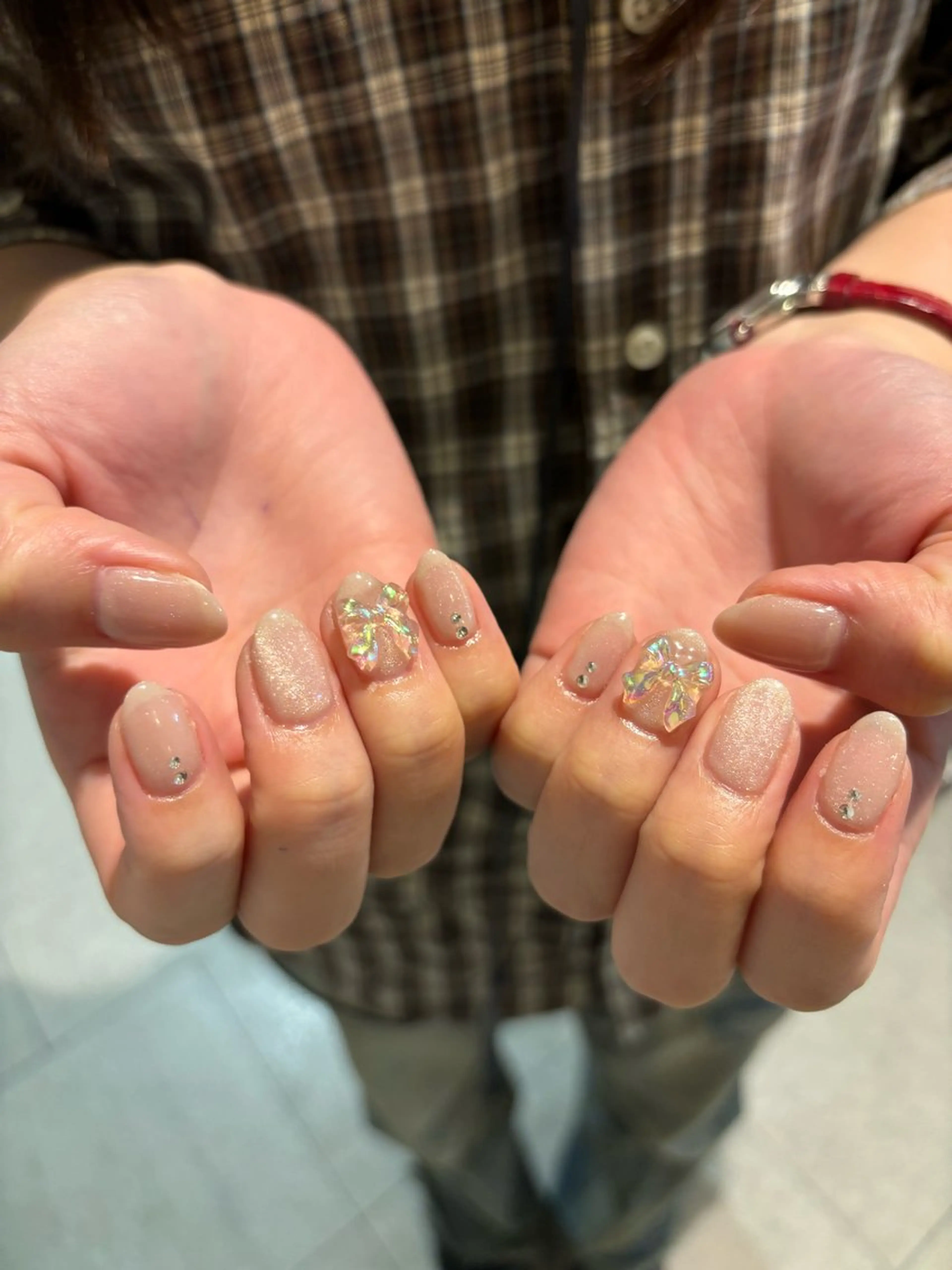 ネイル マグネットネイル ハンドネイル mano Hanaのネイルデザイン