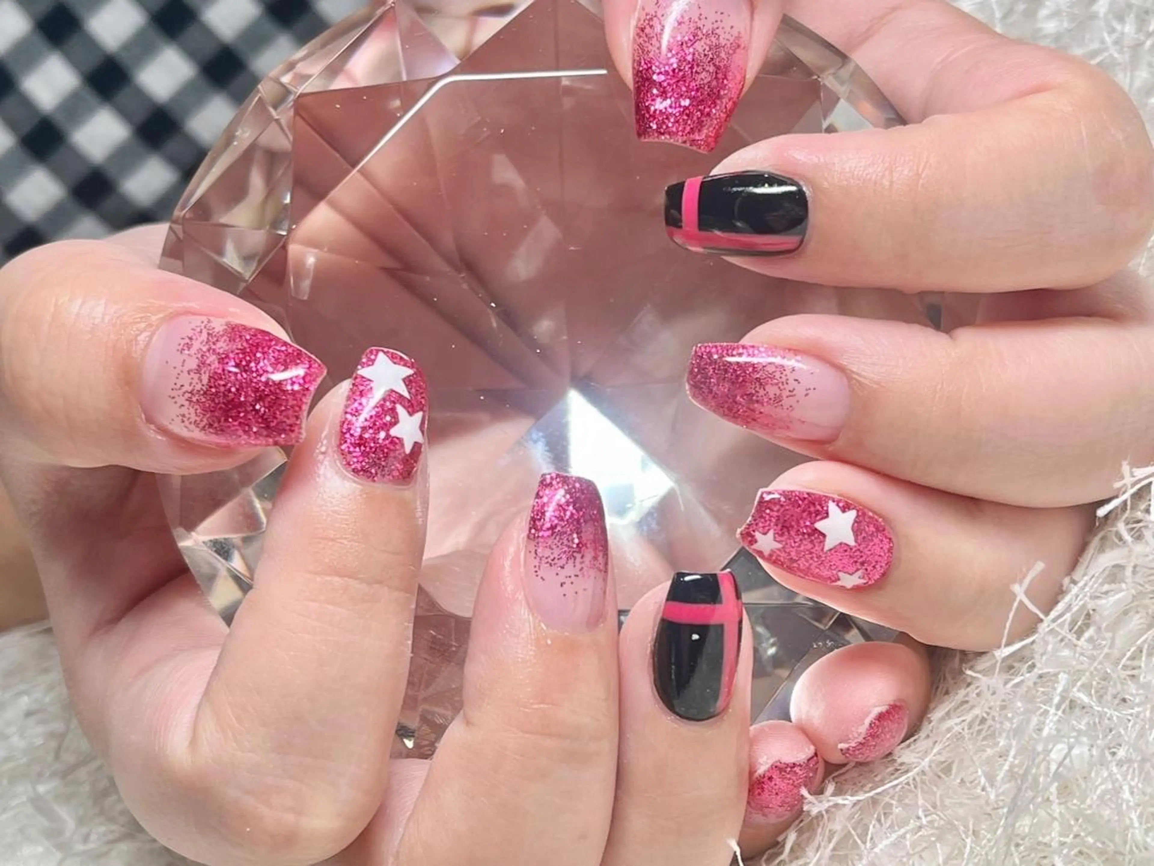 ネイル 長さ出し フレンチネイル ジェルネイル グラデーション 韓国ネイル ハンドネイル Nail&eye Belire 新宿のネイルデザイン