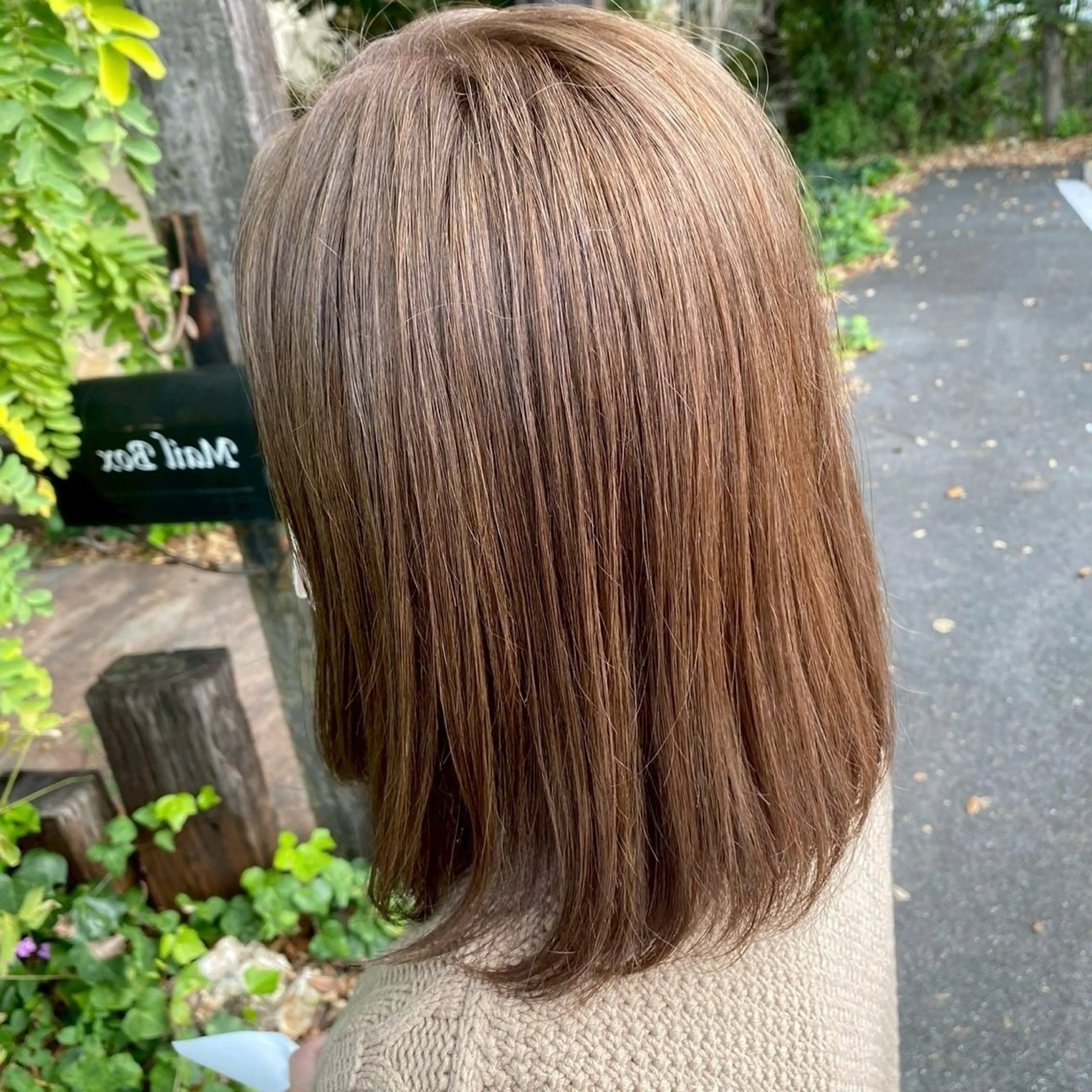 ミディアム ヘアカラー りな/ツヤカラー/ 豊橋美容院のヘアスタイル