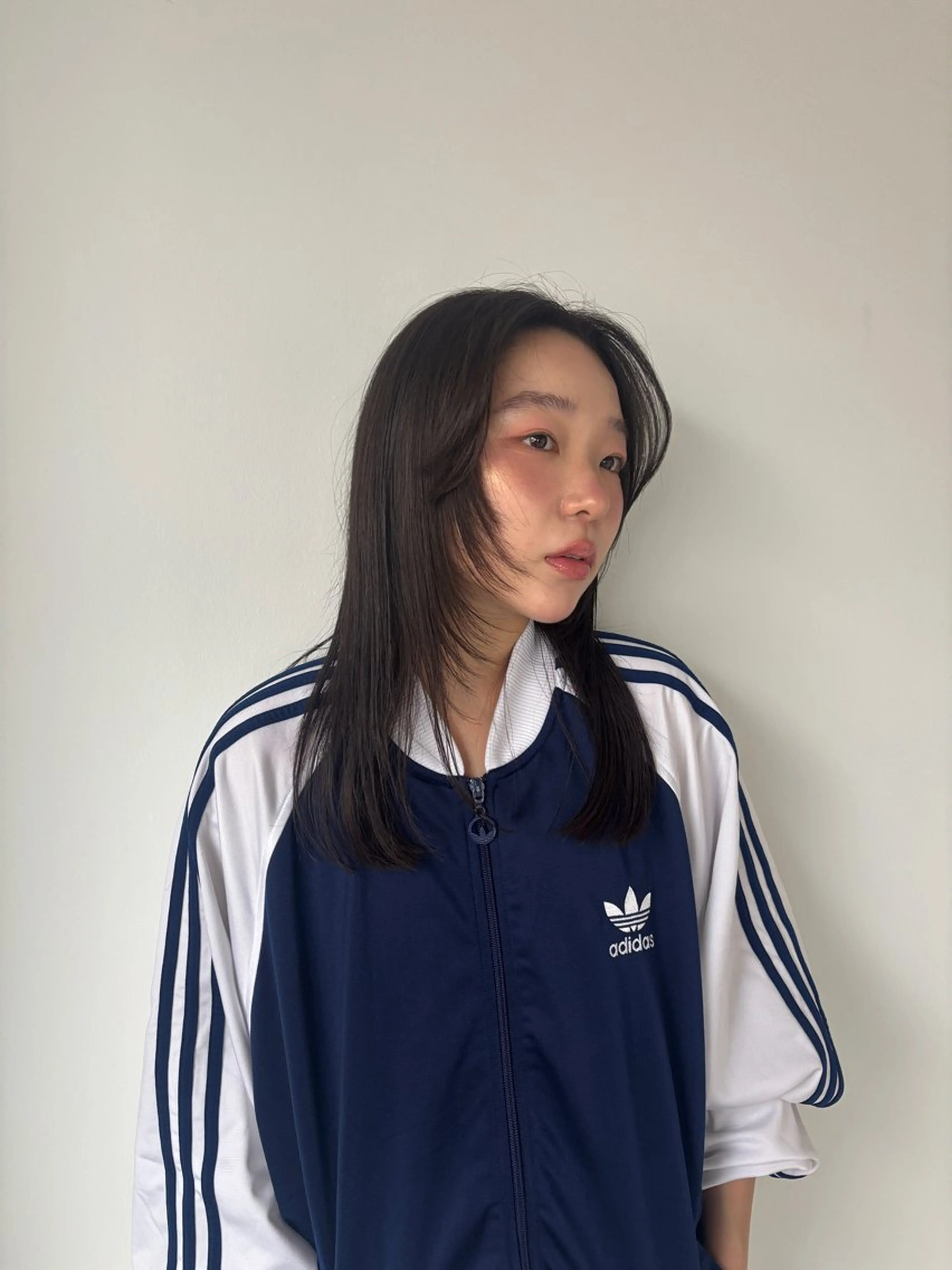 ミディアム 顔まわりレイヤー 顔周りカット レイヤーカット カット ヘッドスパ ボブ/レイヤー/ 梅田/天野川奈緒のヘアスタイル