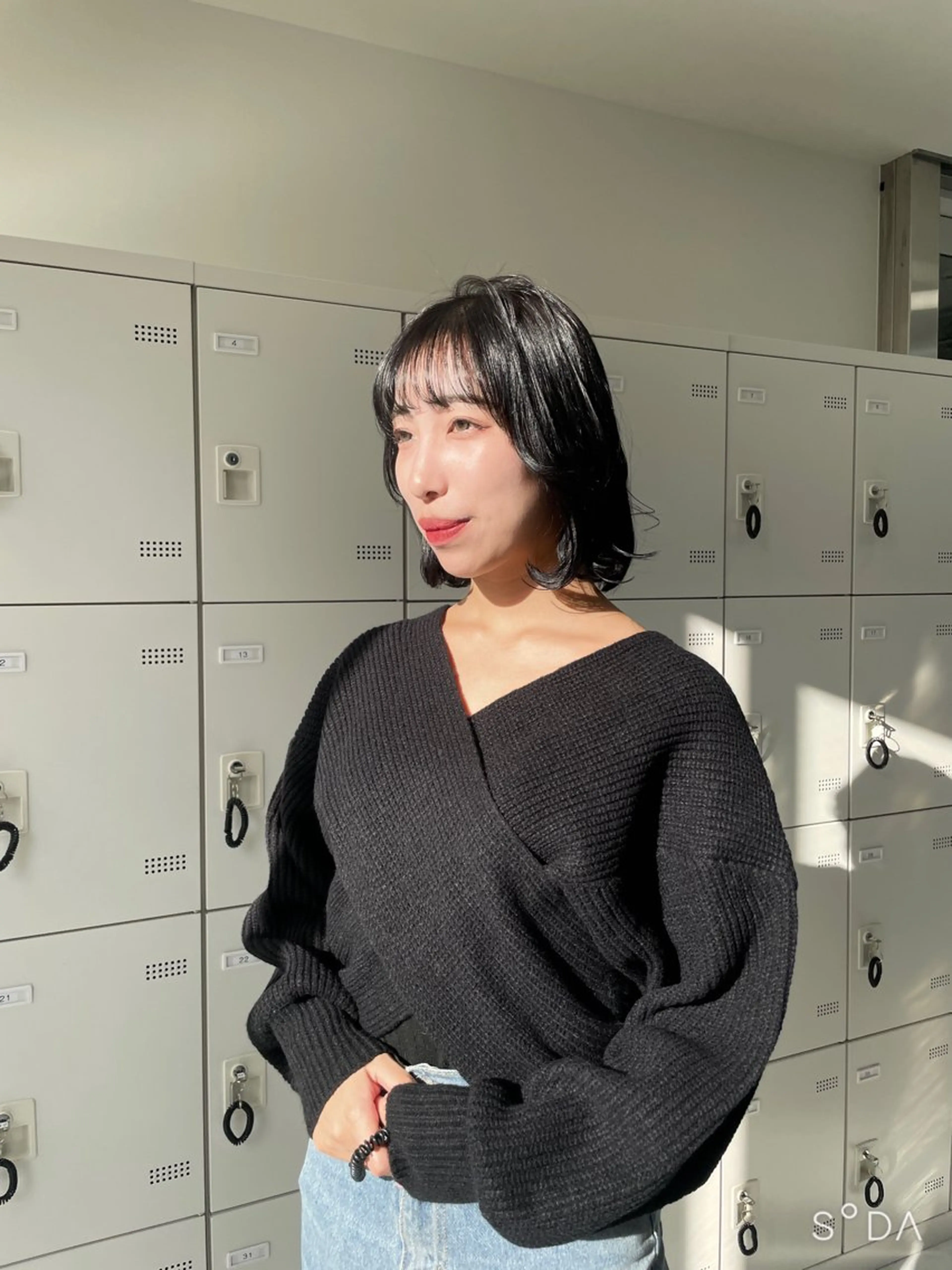 ミディアム MOE 福岡韓国ヘア✧︎のヘアスタイル