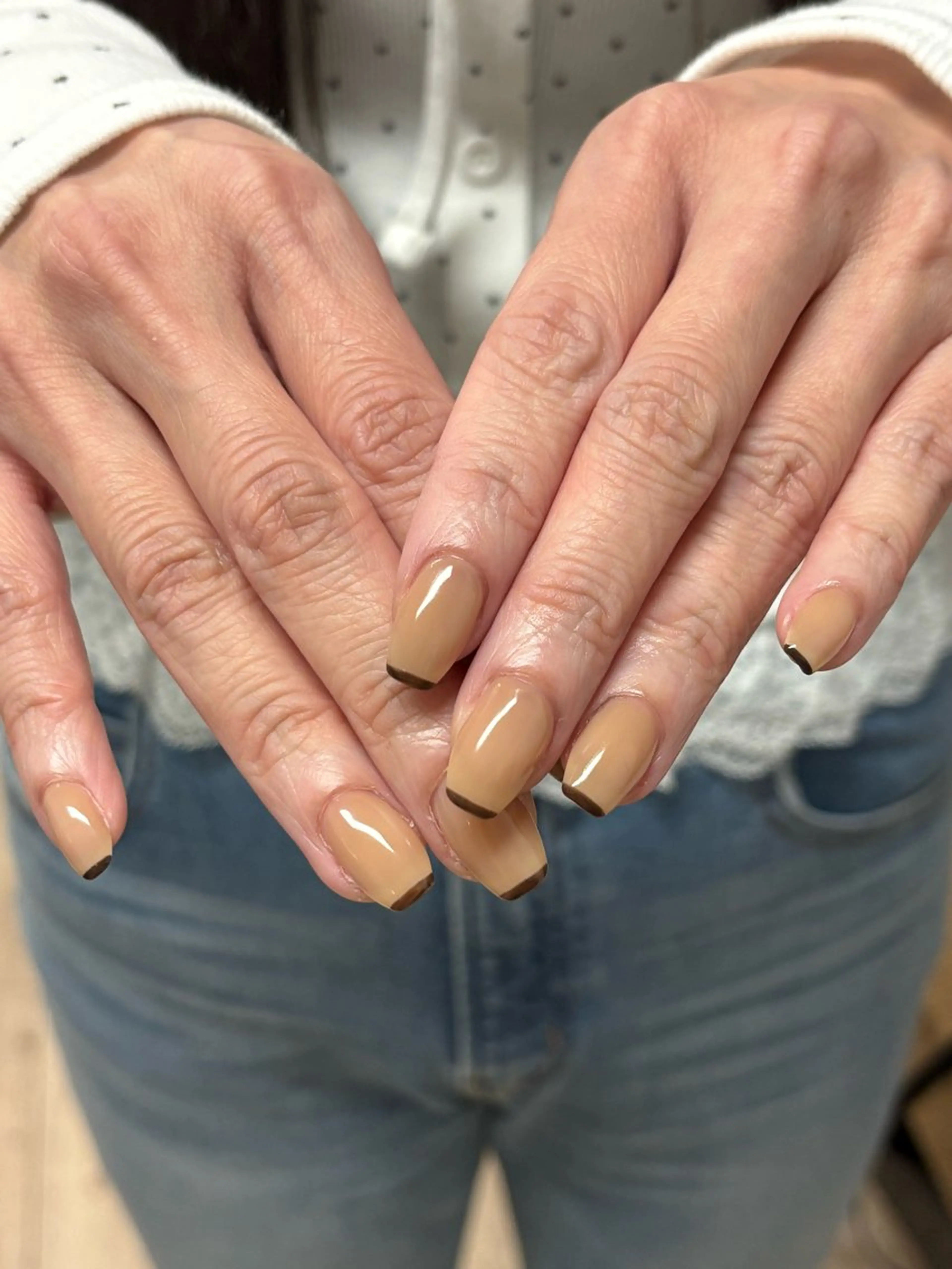 ネイル フレンチネイル ハンドネイル Noël新宿南口 arisaのネイルデザイン