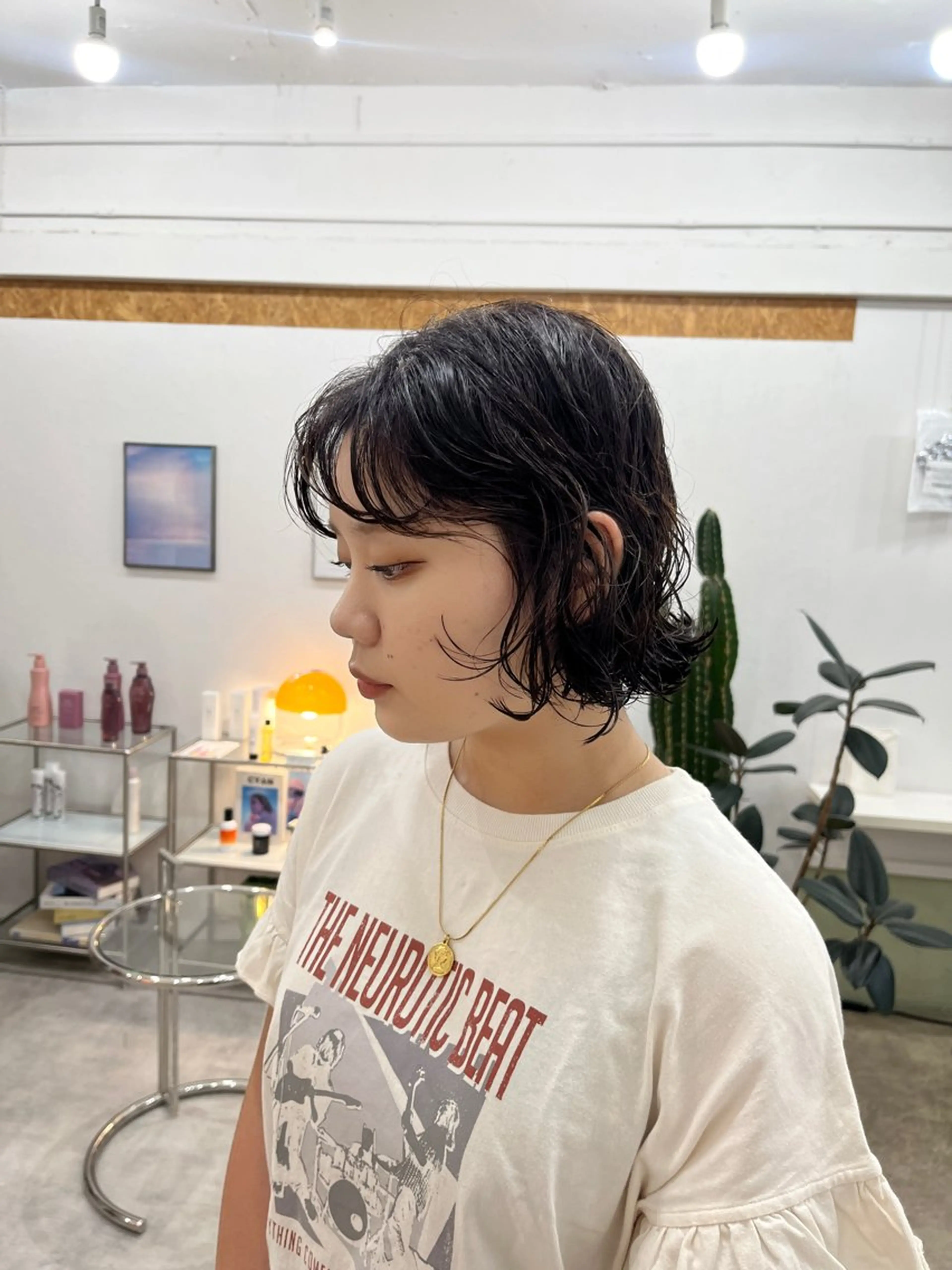 ショート ボブパーマ🥣KON コンナツミのヘアスタイル