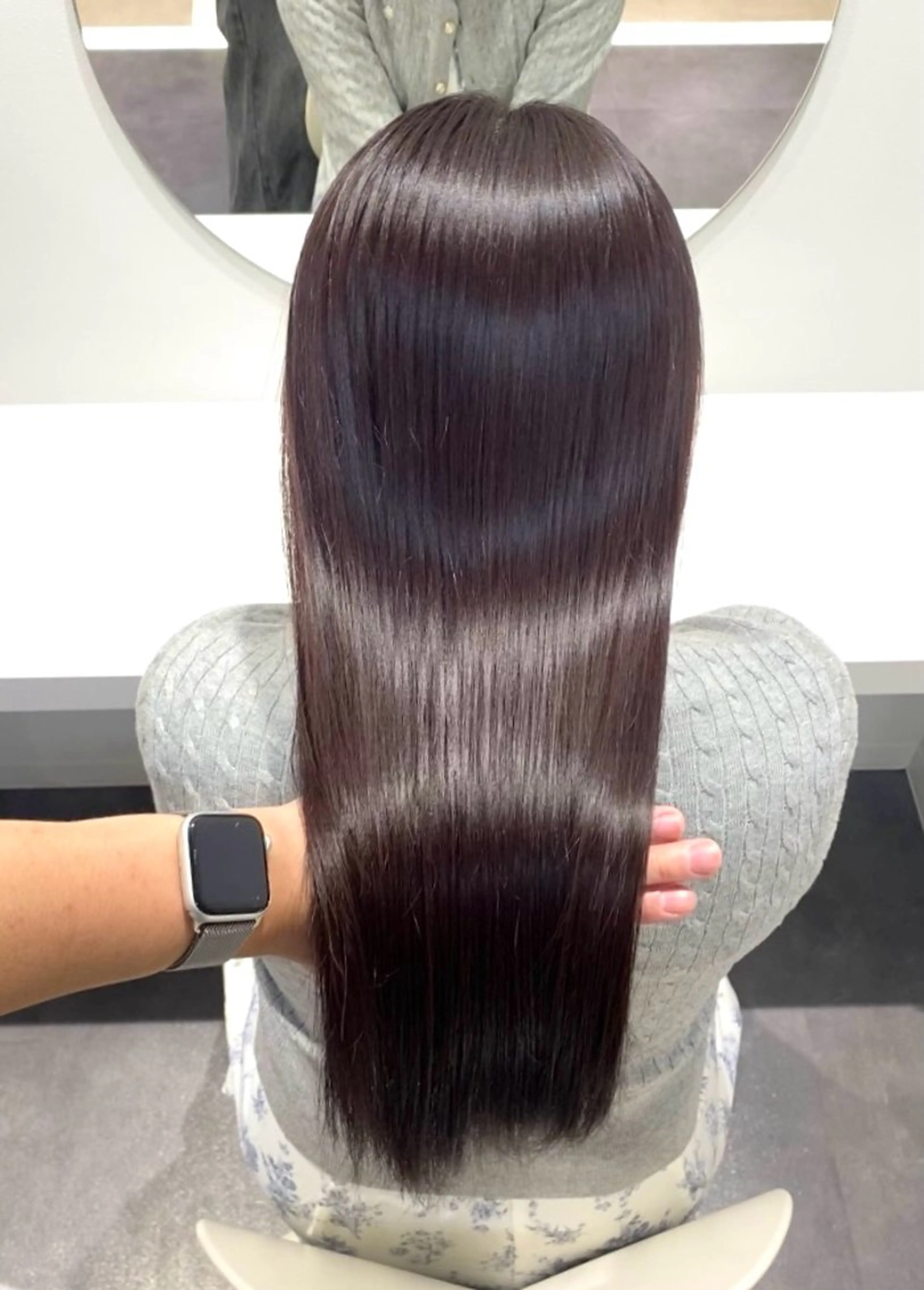 【3ヶ月以内のご来店】💡絹髪質感トリートメント(旧水素トリートメント)+カラー(ロング料金無し)¥1000 OFF☘️の写真