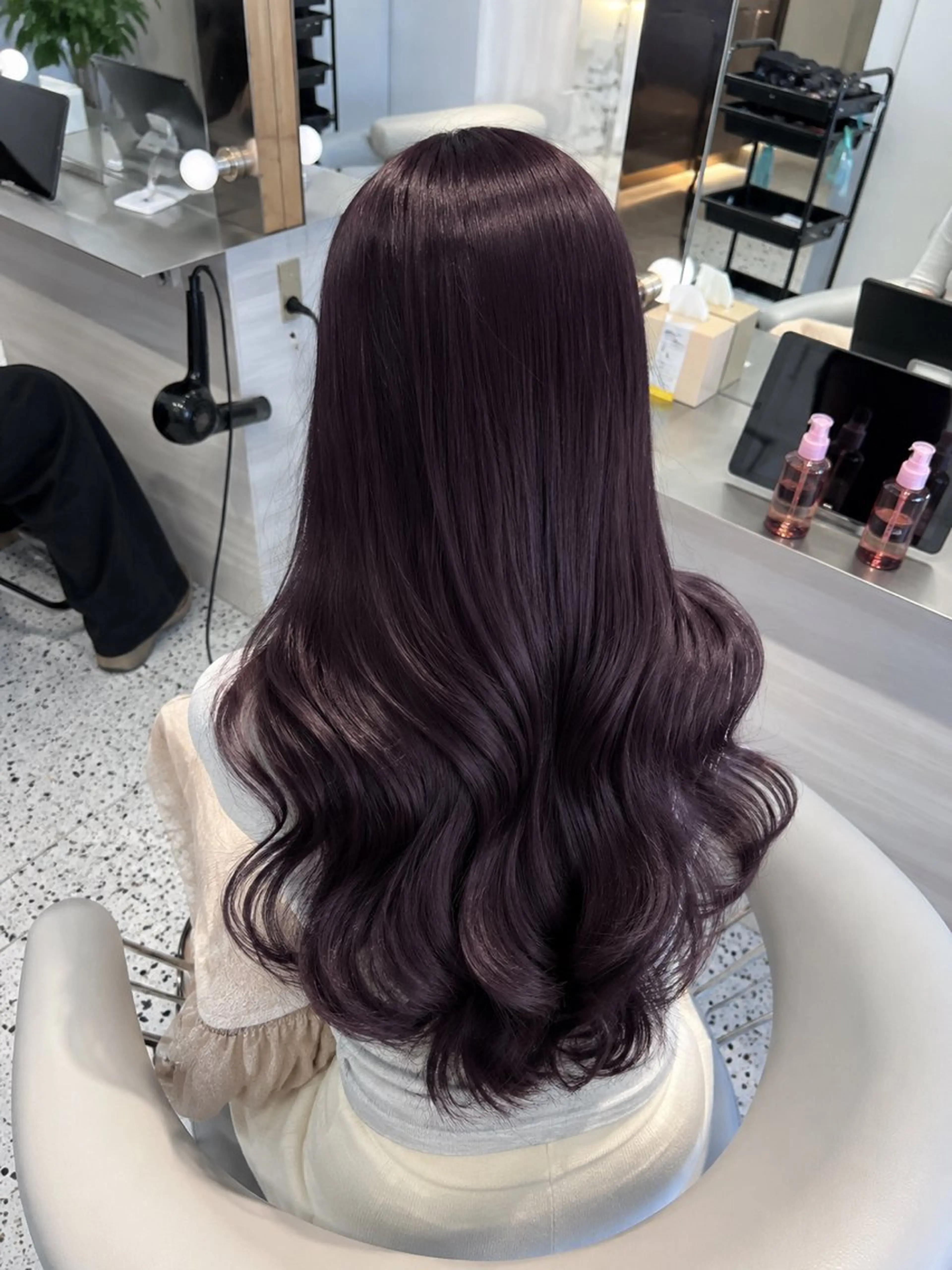 カラー ヘアカラー 🤍ワンホンヘア ayaha🤍のヘアスタイル