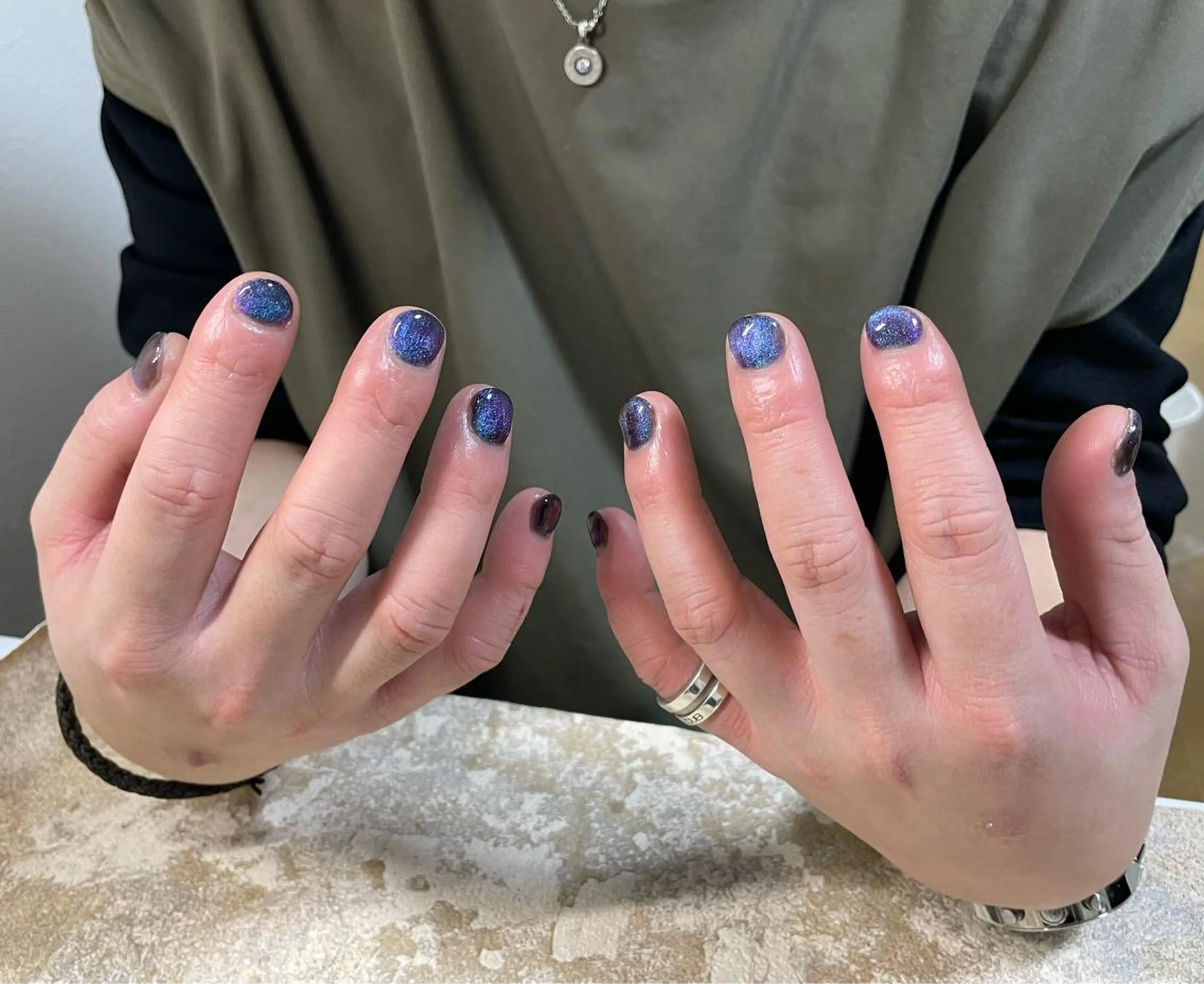 ネイル メンズネイル 黒川 実祐のネイルデザイン