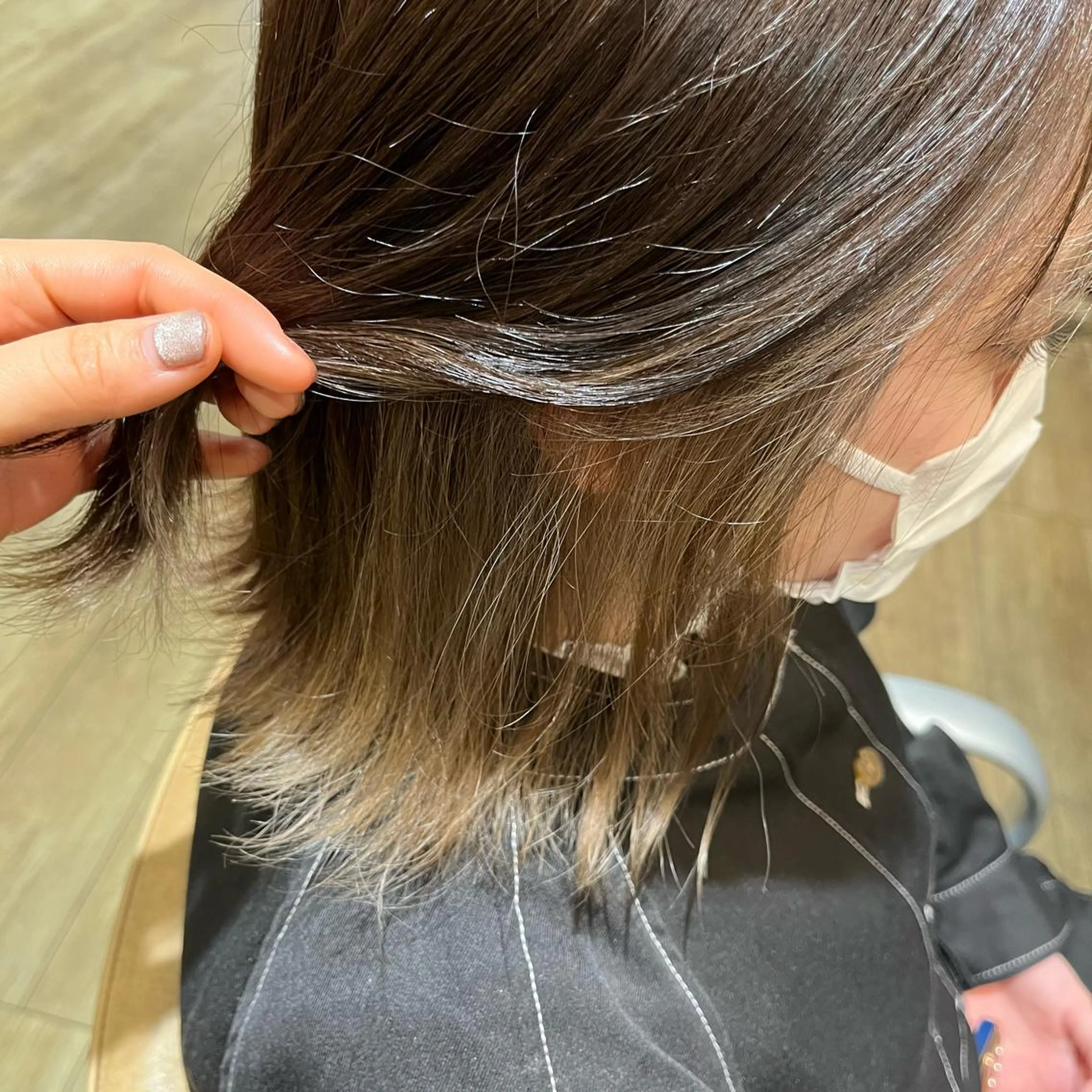 ミディアム カラー ヘアアレンジ afrodite 〈京橋〉Riyuのヘアスタイル